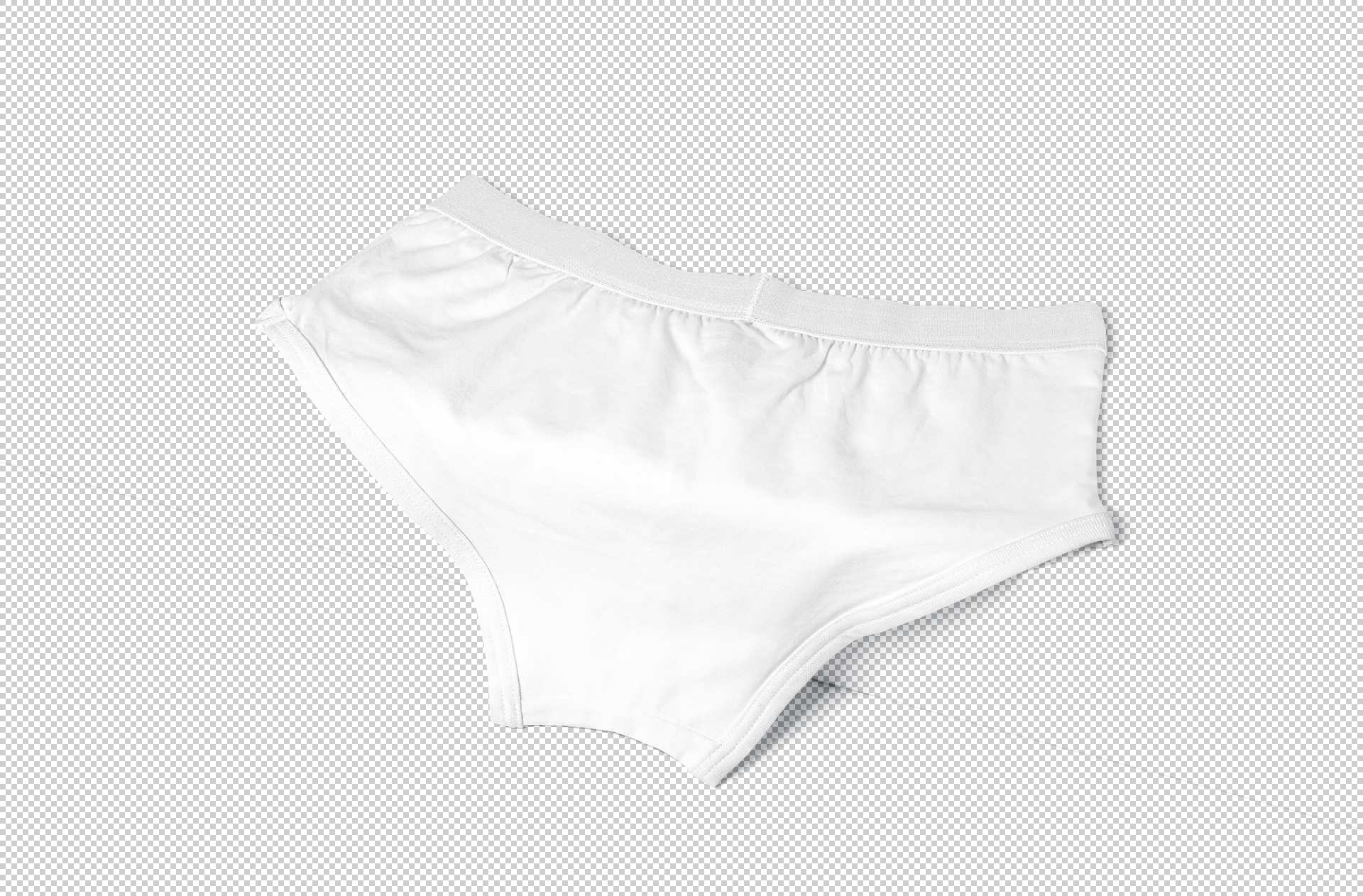 back view underwear mock-up