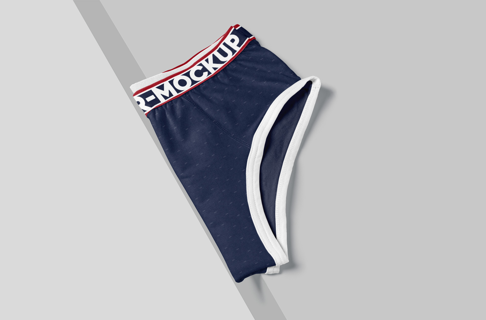 Underwear Mockup Folded Display