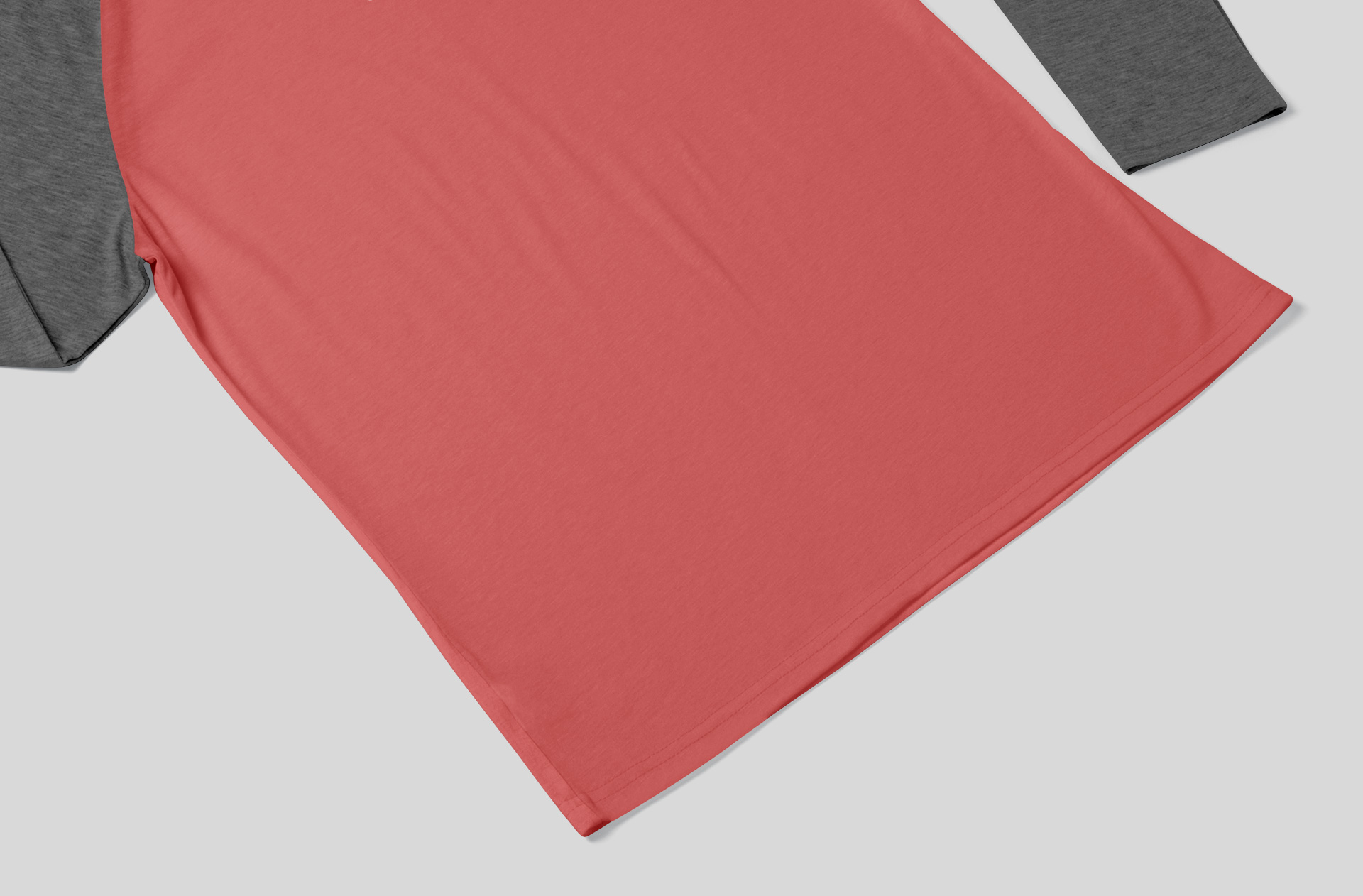 3/4 sleeve t-shirt PSD