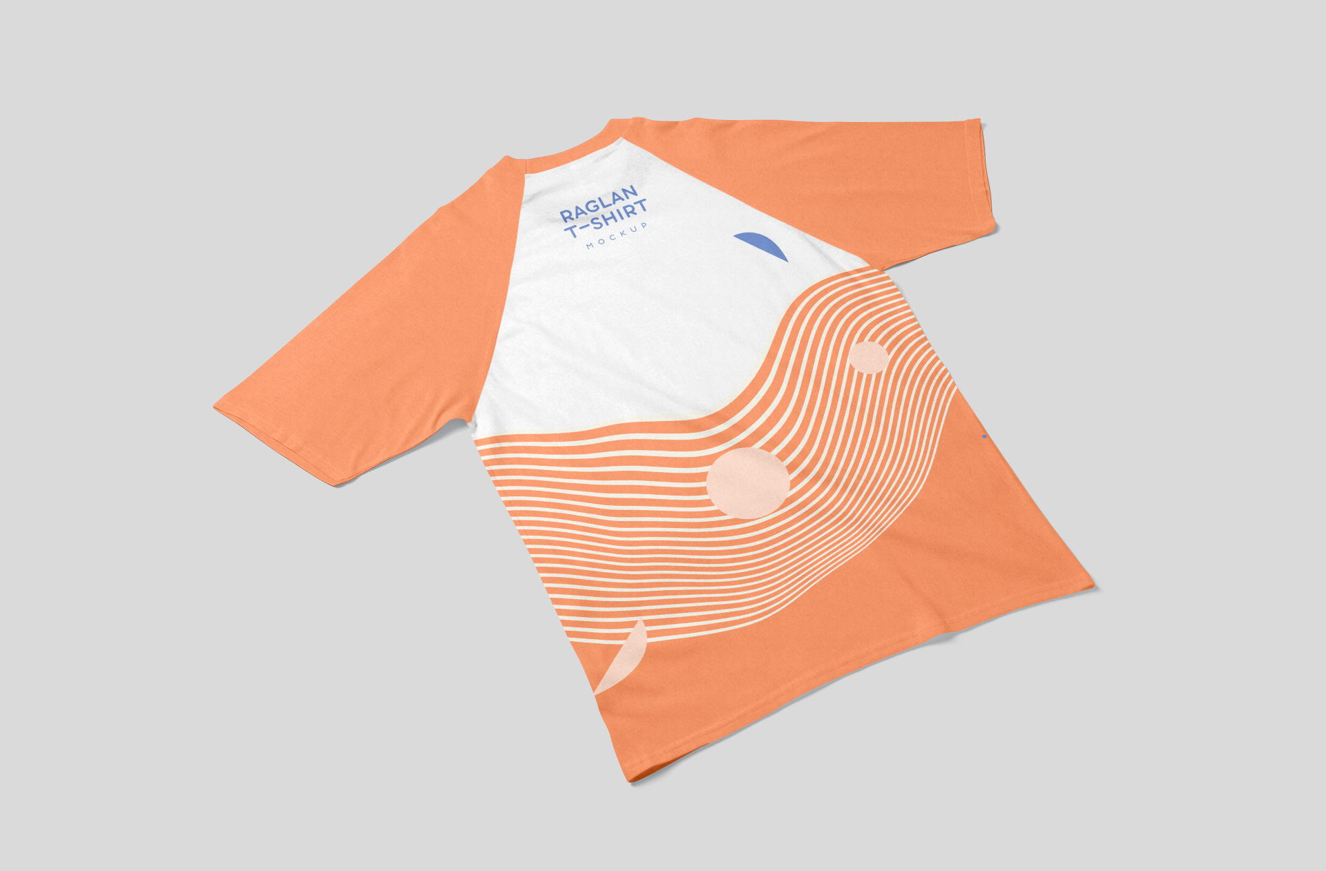 Stylish Raglan T-Shirt Mockup – Front & Back Views