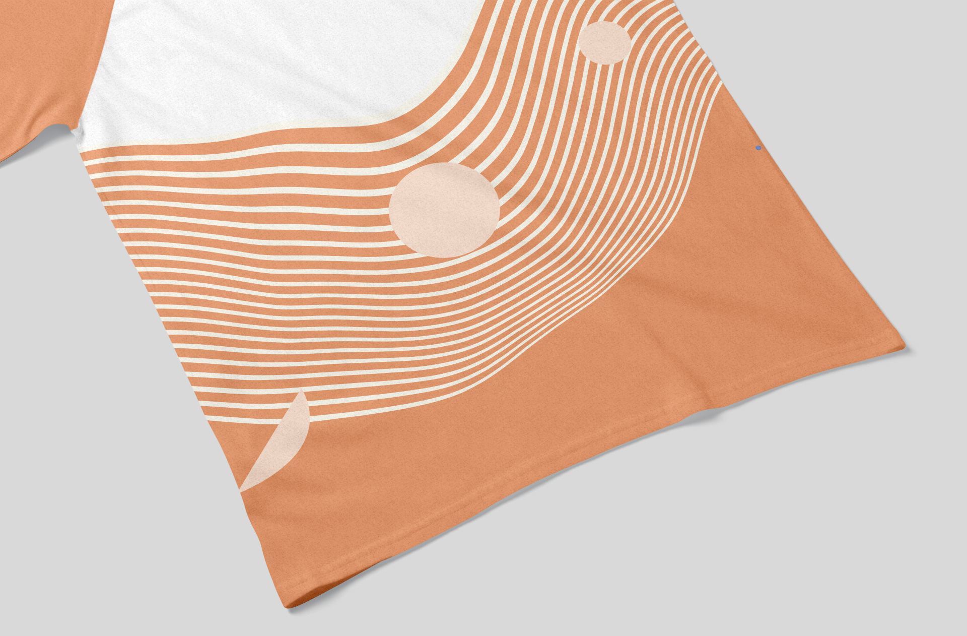 detailed fabric mockup