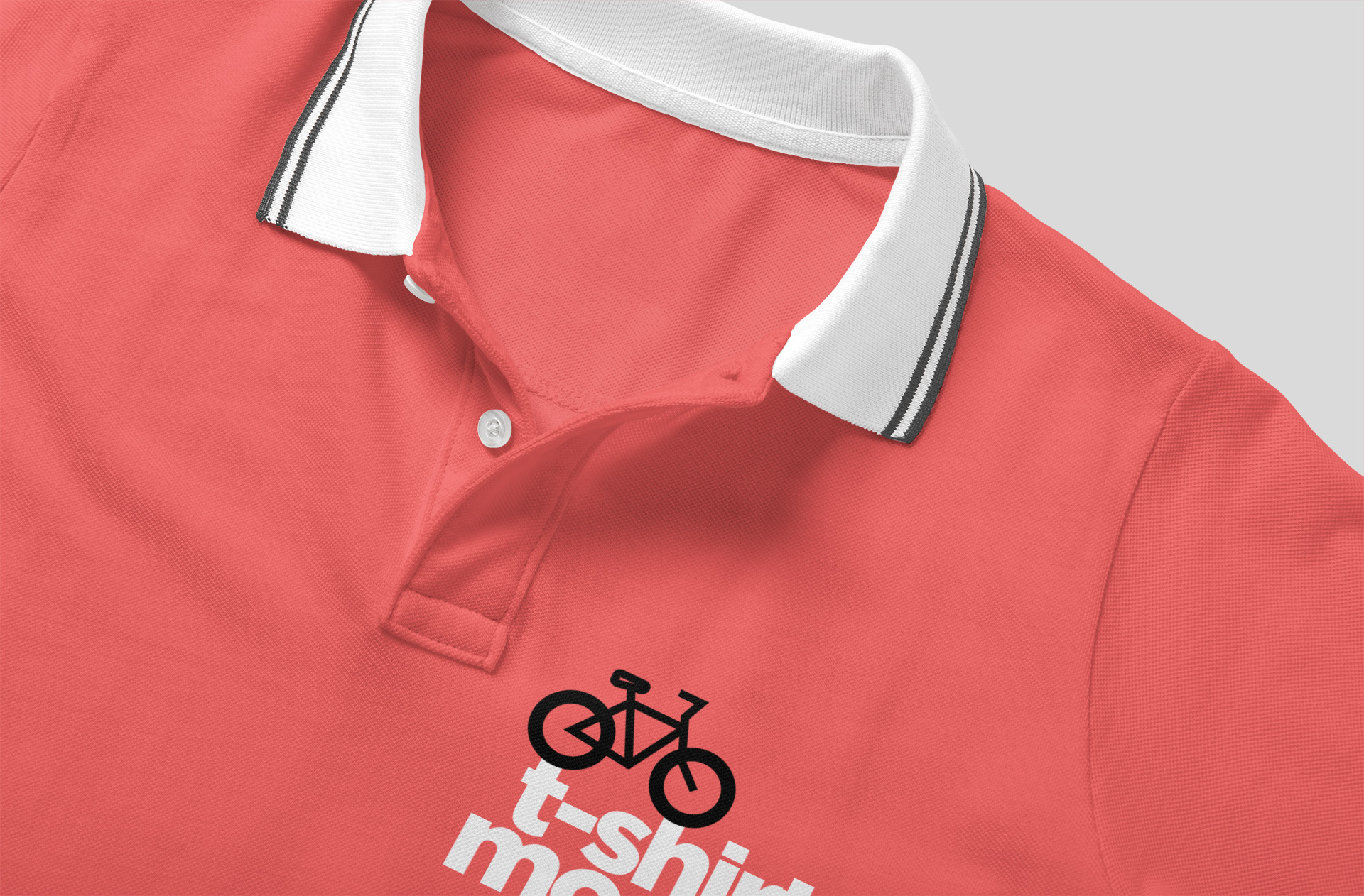 Folded Polo T-Shirt Mock-up – Clean & Minimal