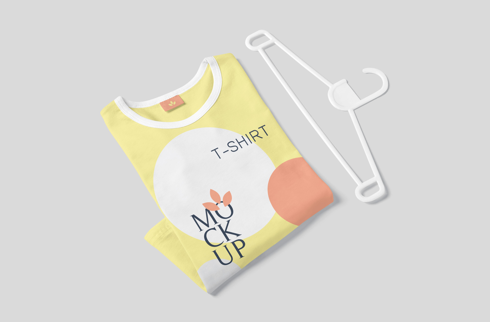 Front & Back T-Shirt Mockup – Realistic Fabric Design