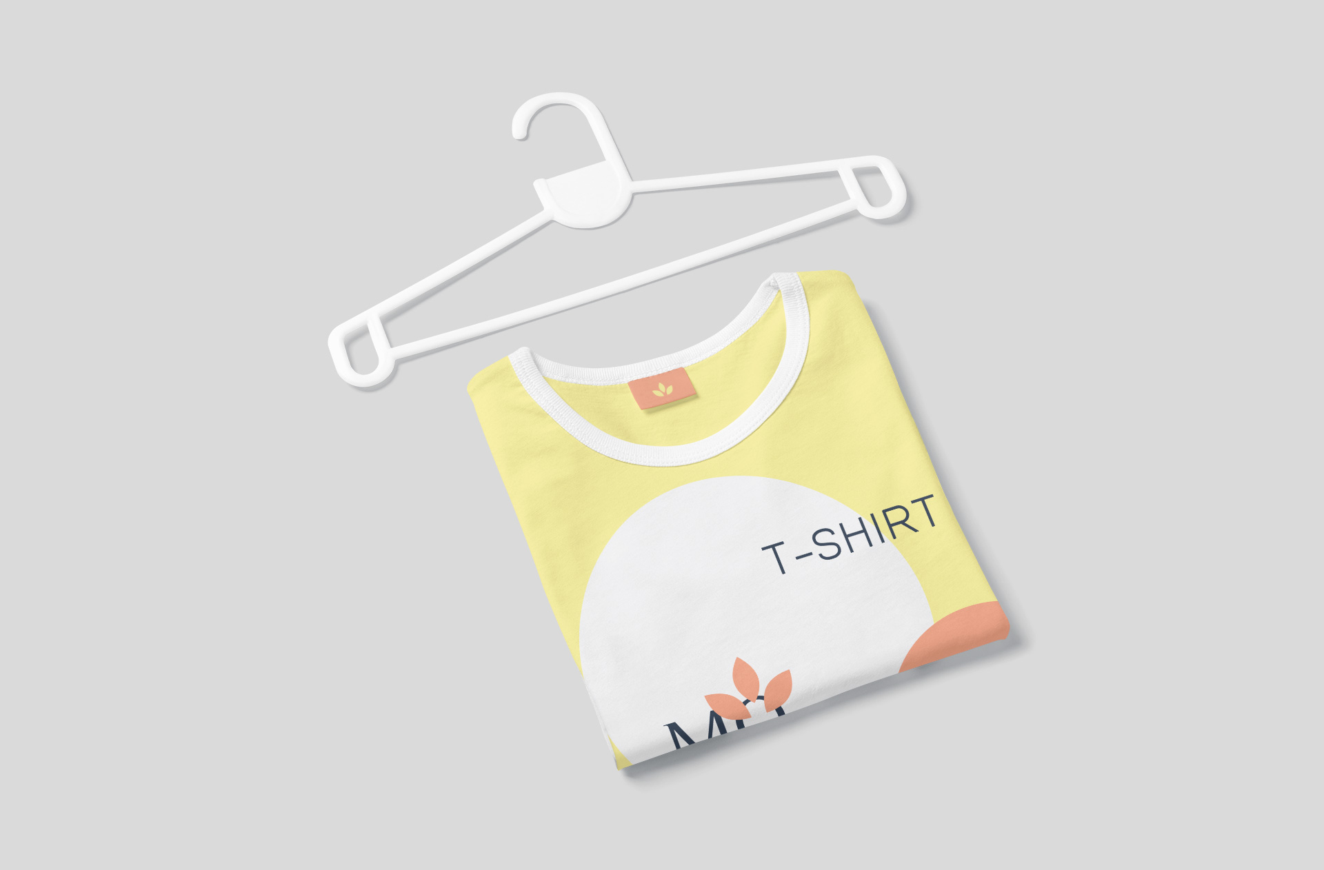 Hanging T-Shirt Mockup – Trendy Fashion Display