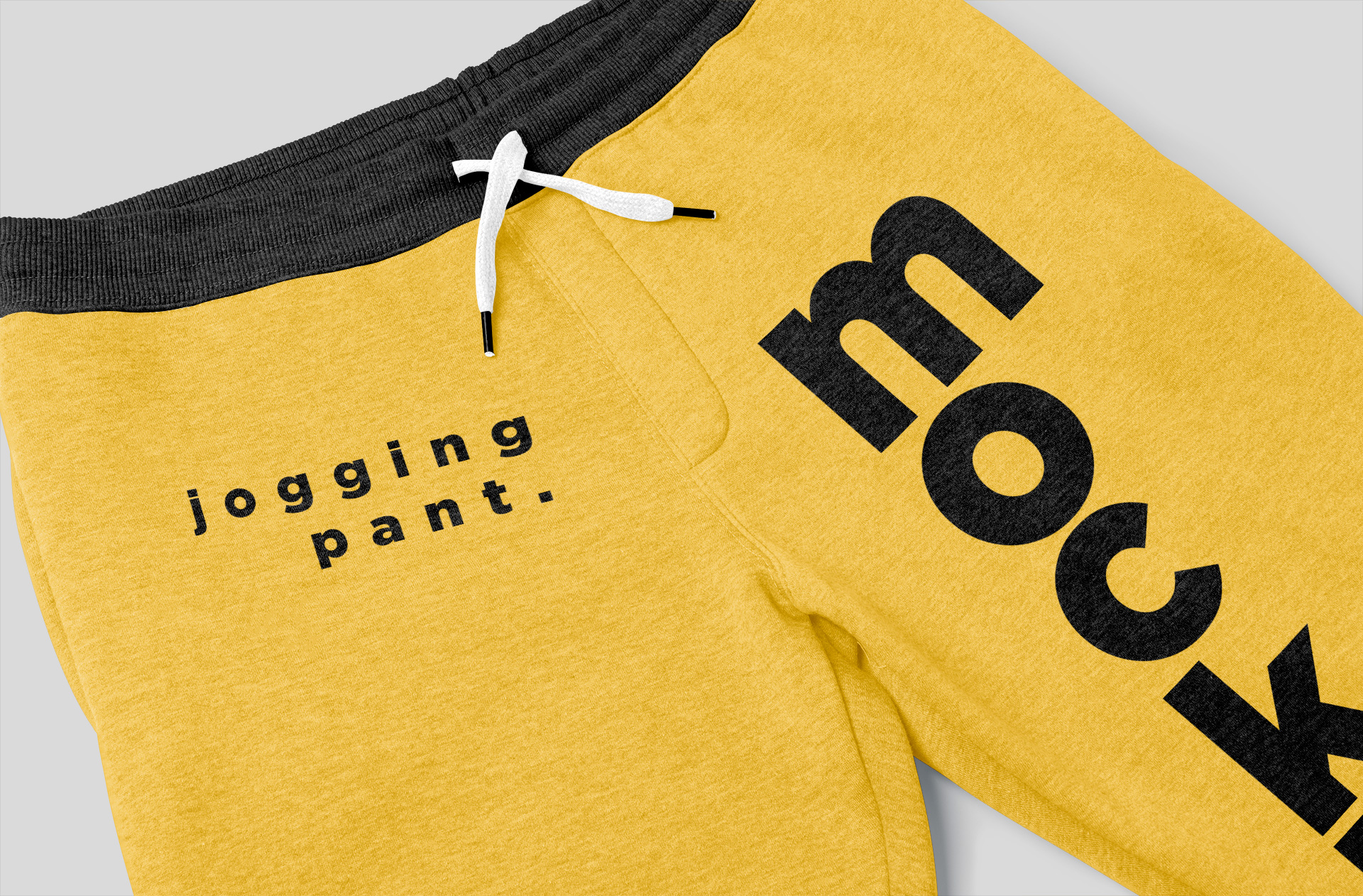 Front & Back Jogging Pants Mock-up – Fitness Wear