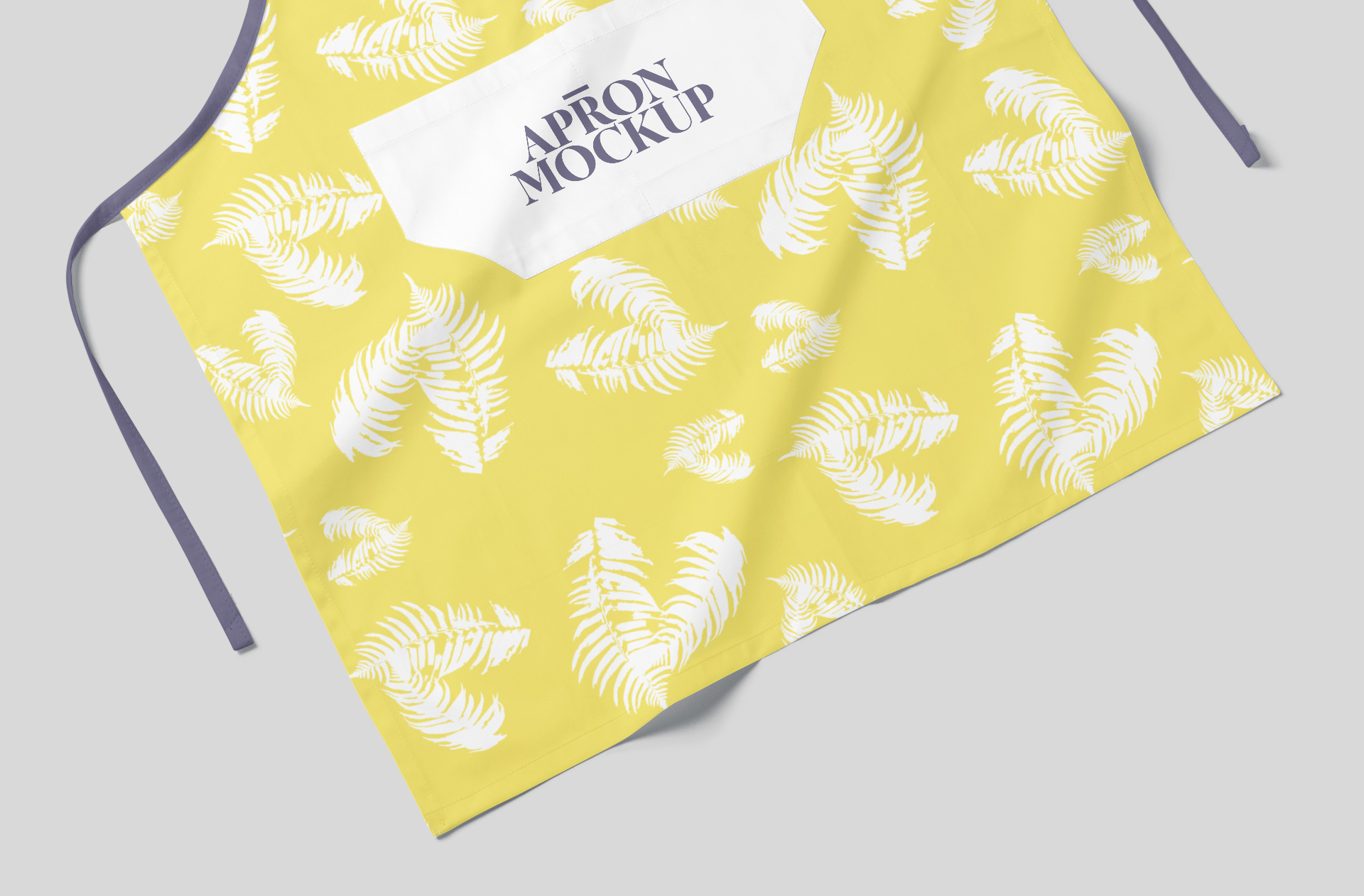 blank apron PSD