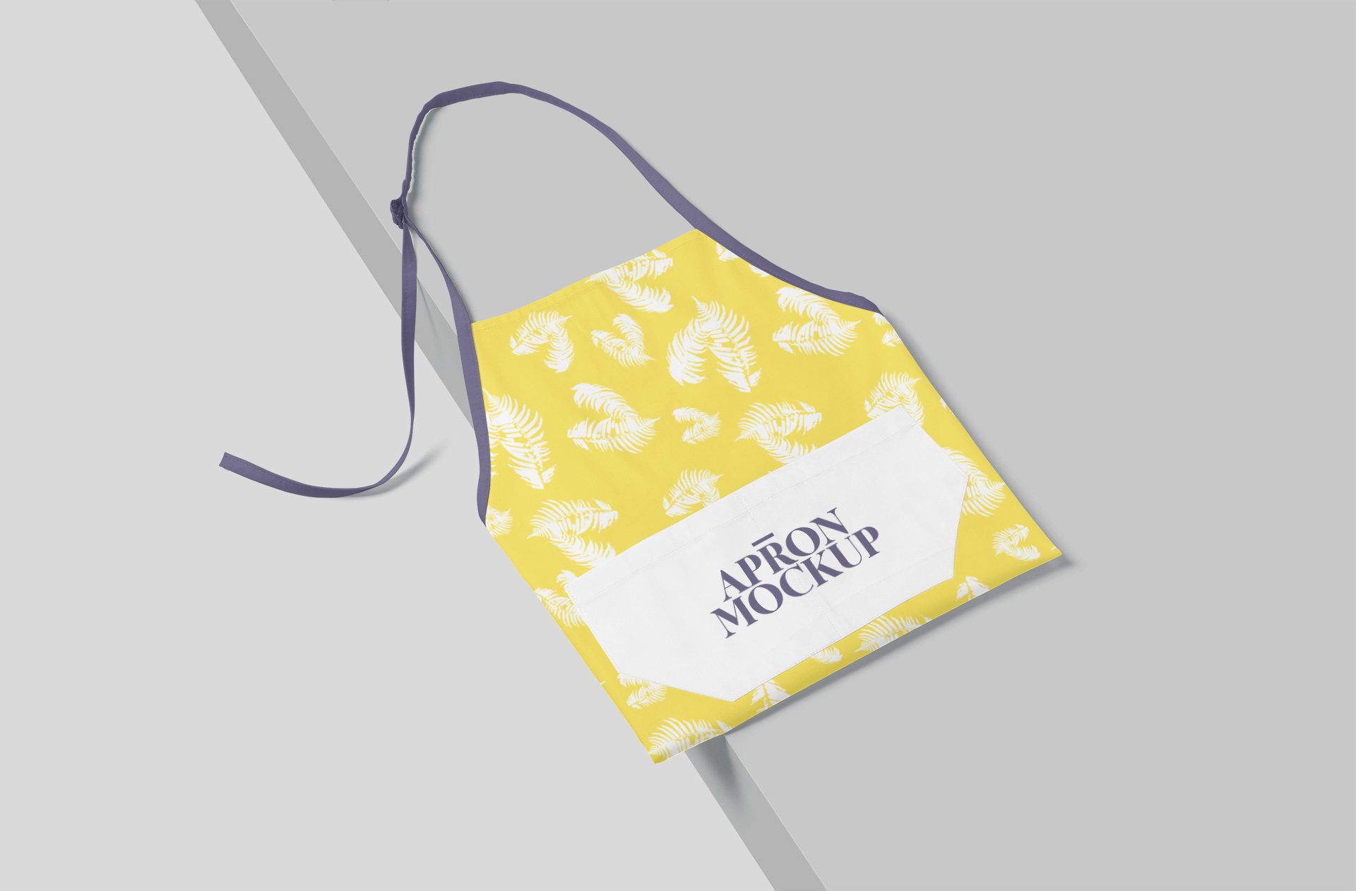 Kitchen Apron Mockup – Front & Back Views