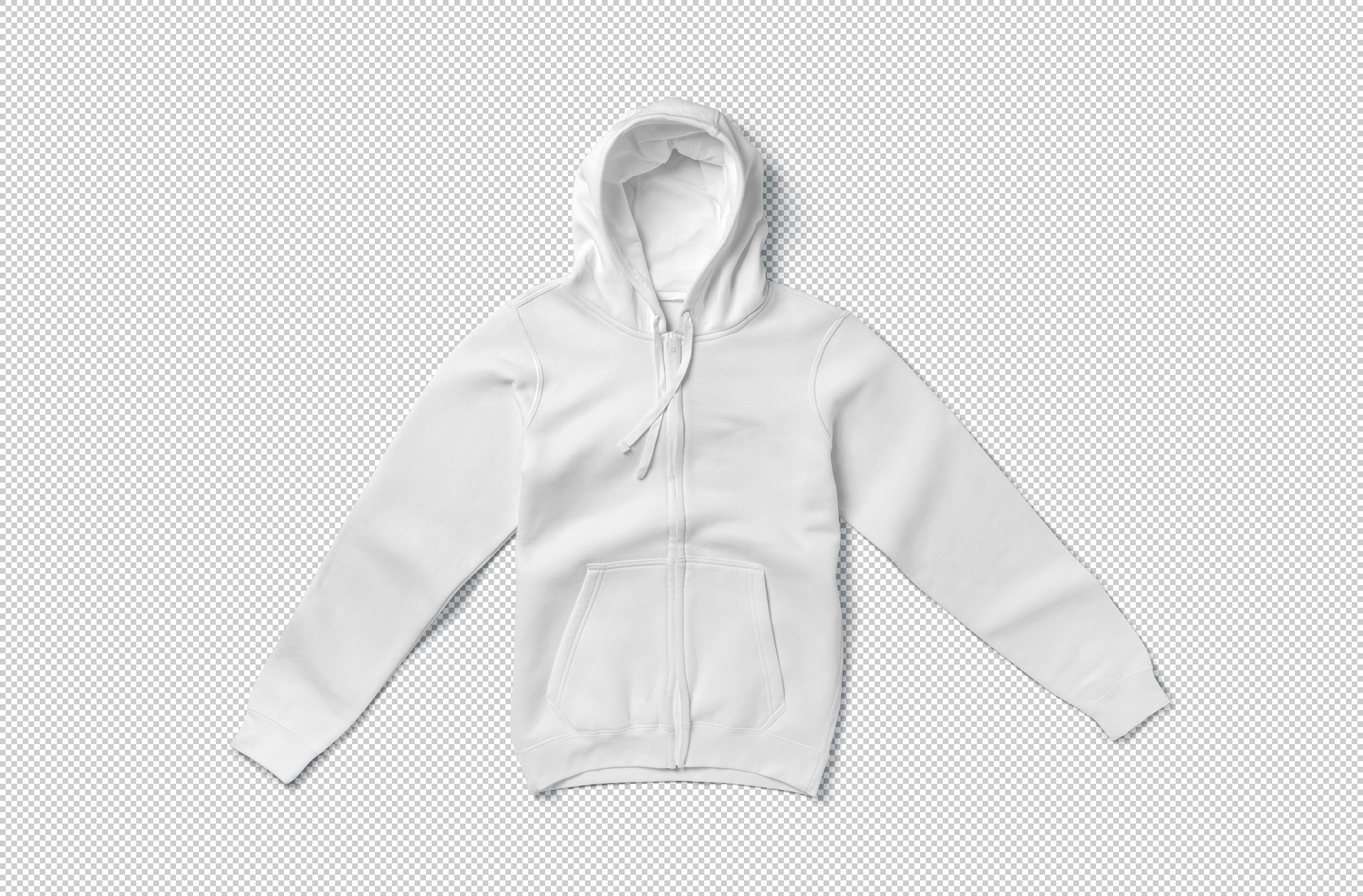 blank hoodie template