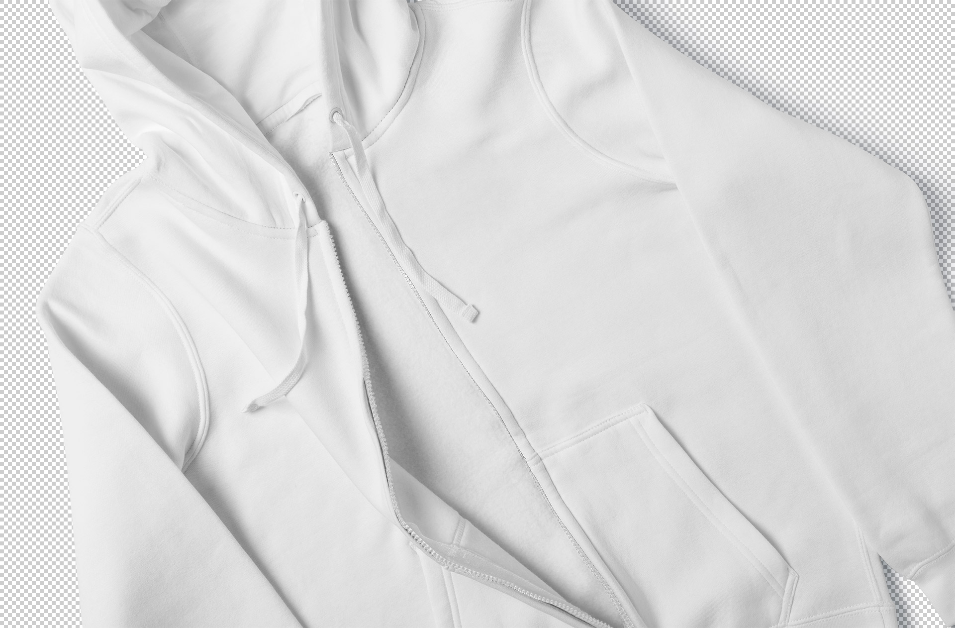 blank hoodie PSD