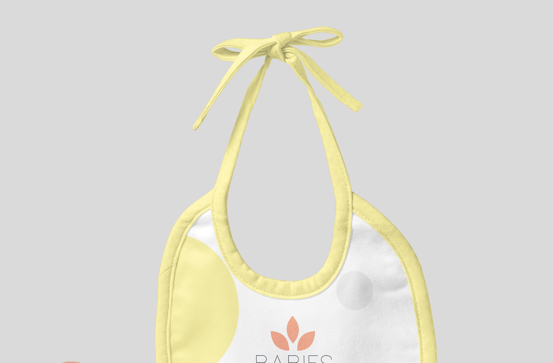 baby bib mockup