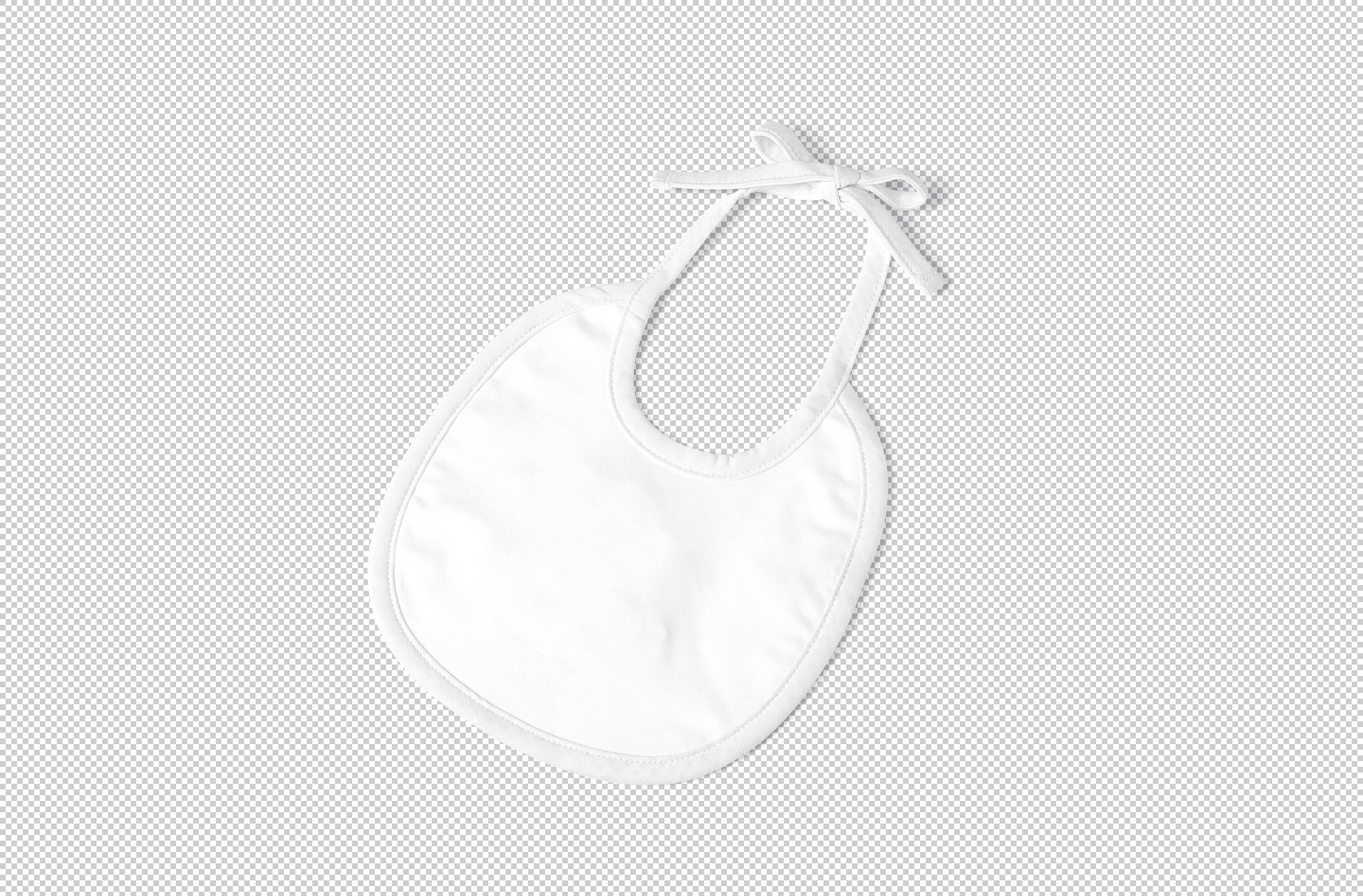 baby bib mock-up