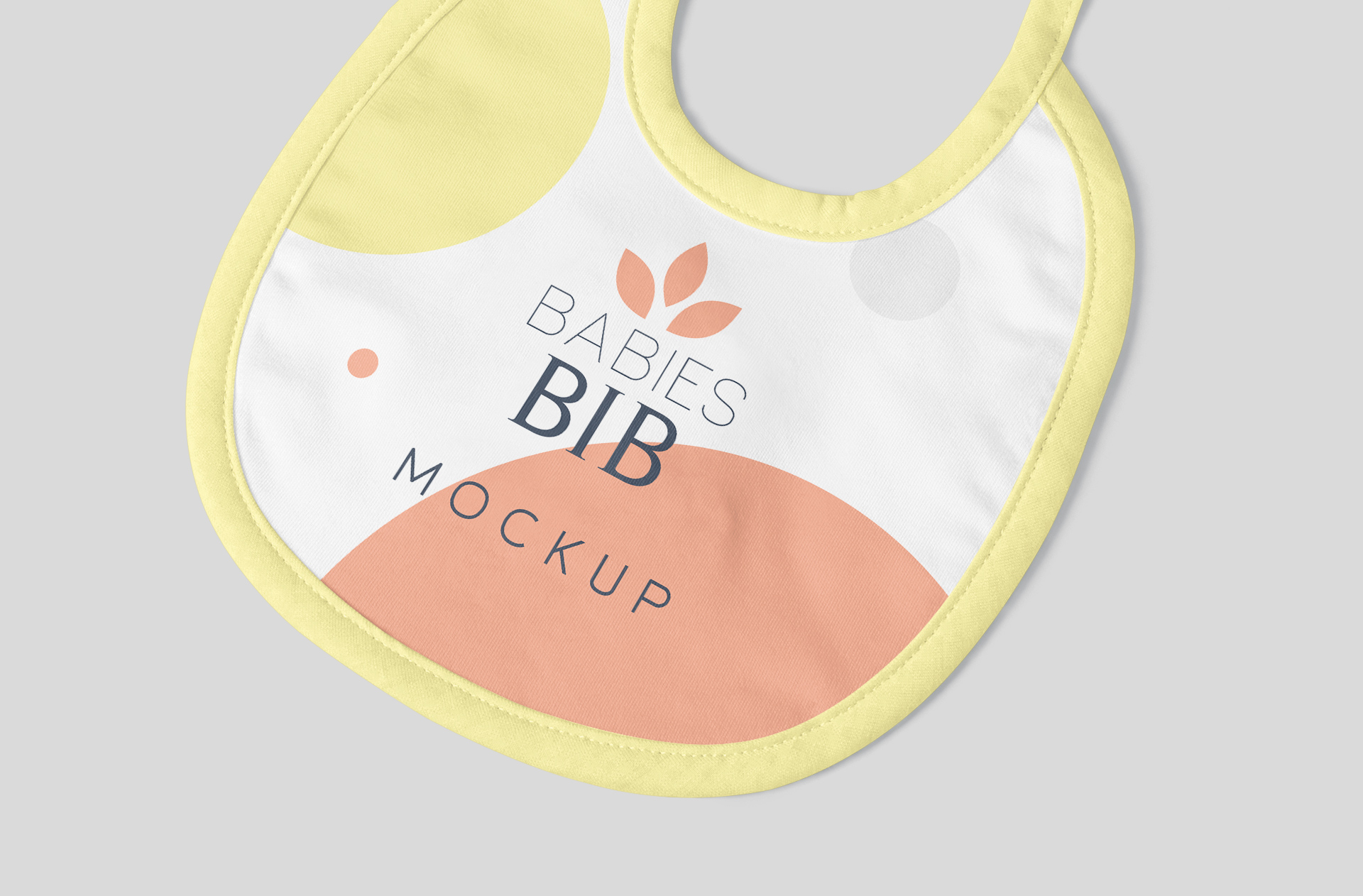 baby bib mock-up