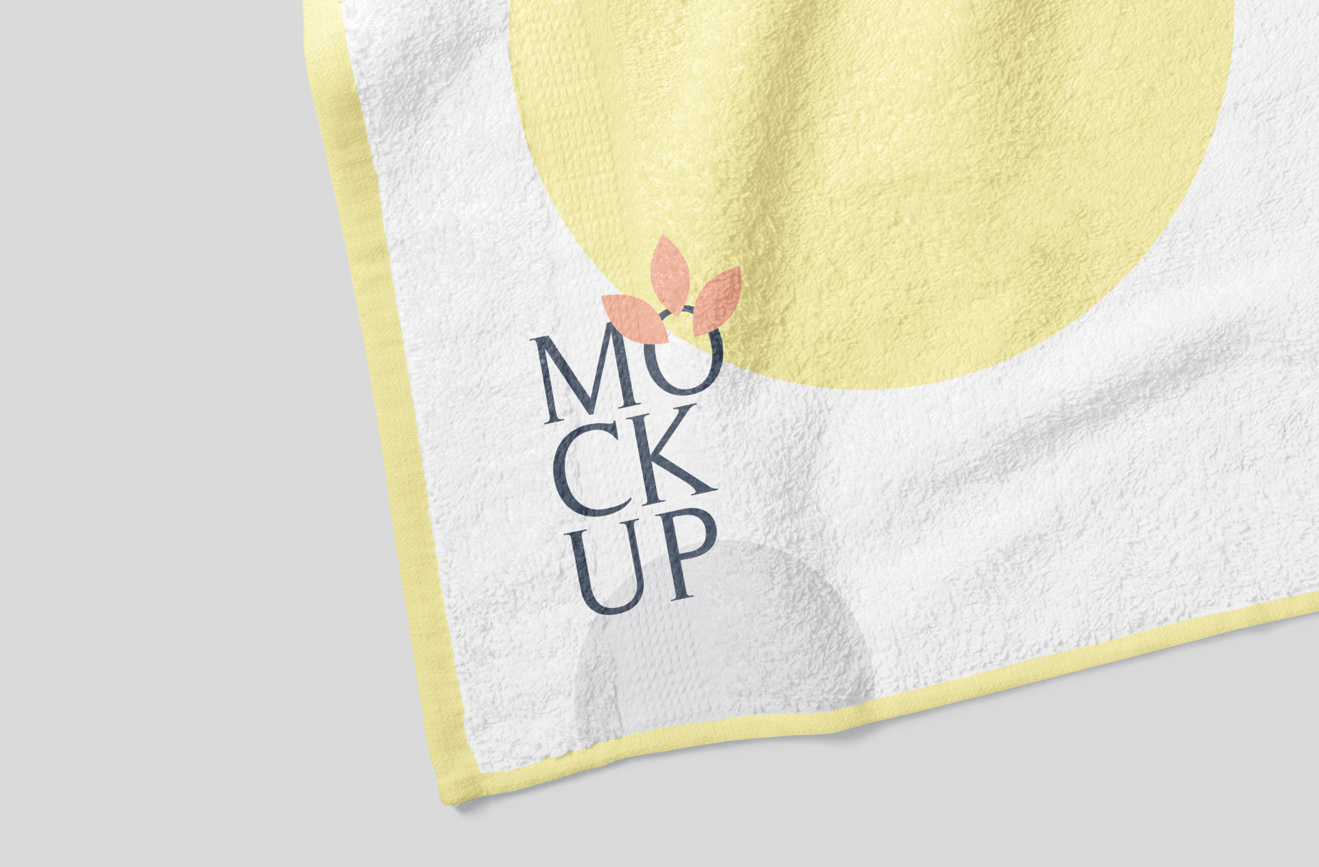 bath towel mockup