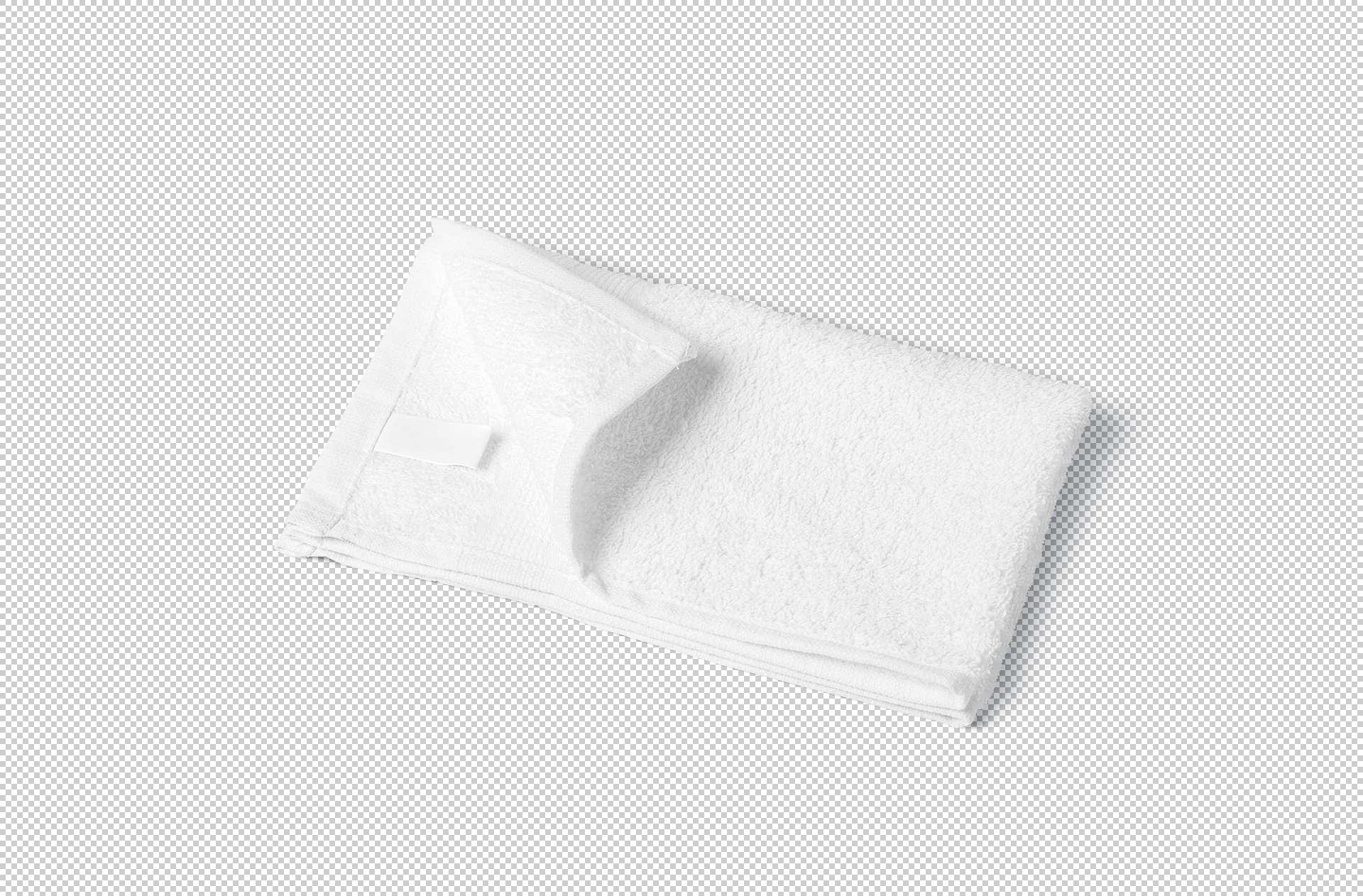 custom printed towel mock-up