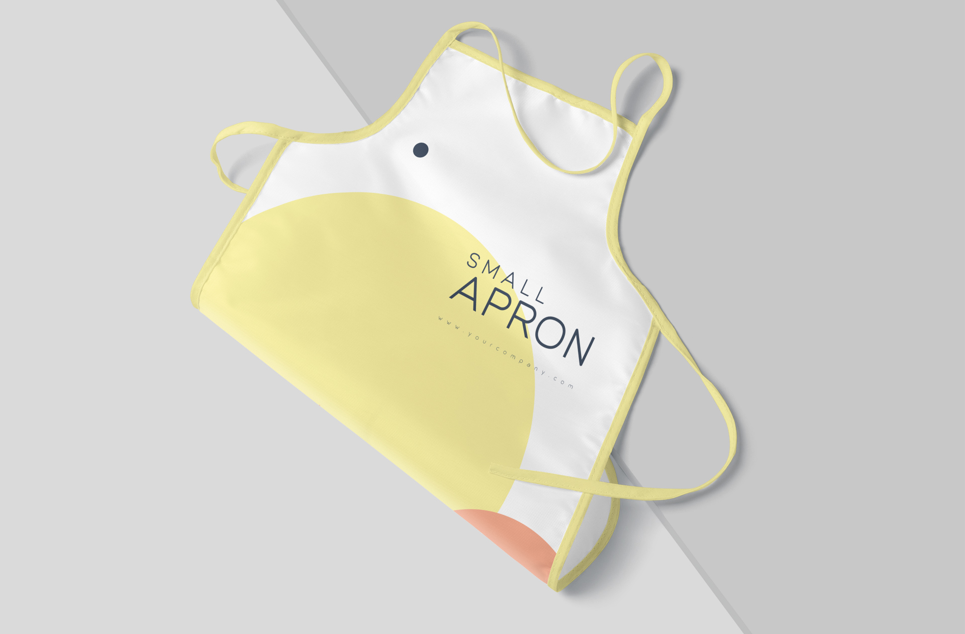 Flat Lay Small Apron Mock-up for Custom Branding