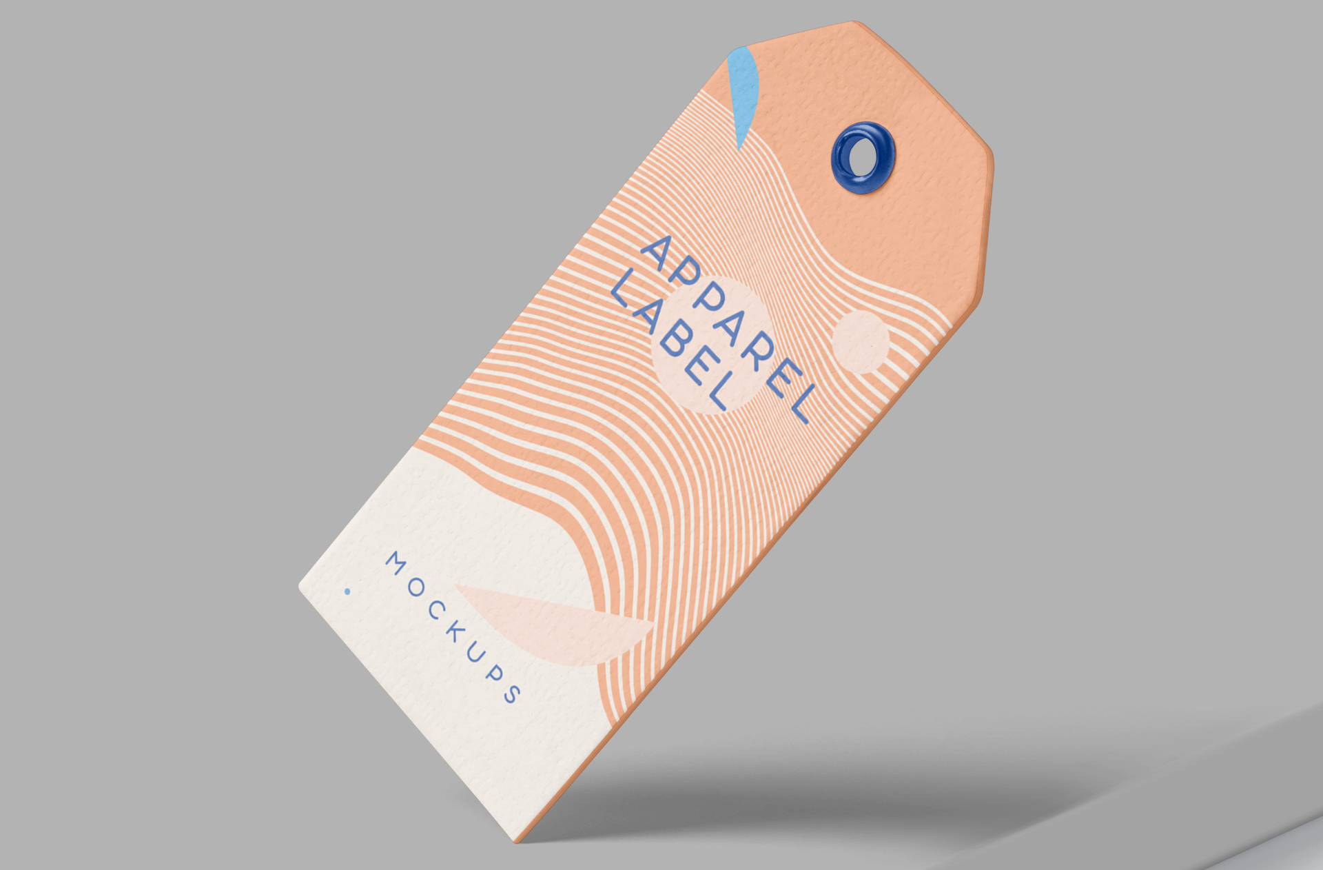 apparel label mockup