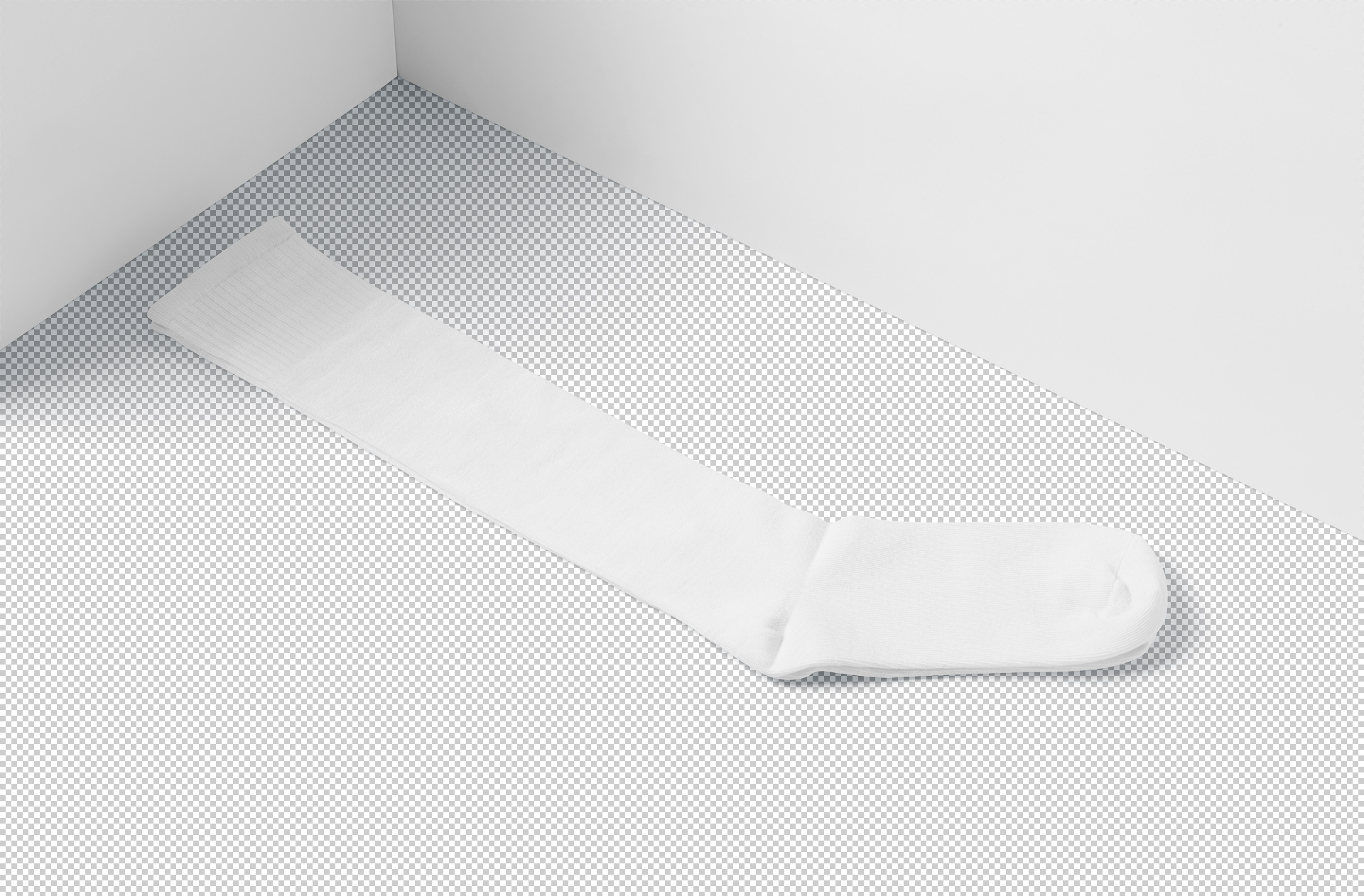 customizable sock mock-up