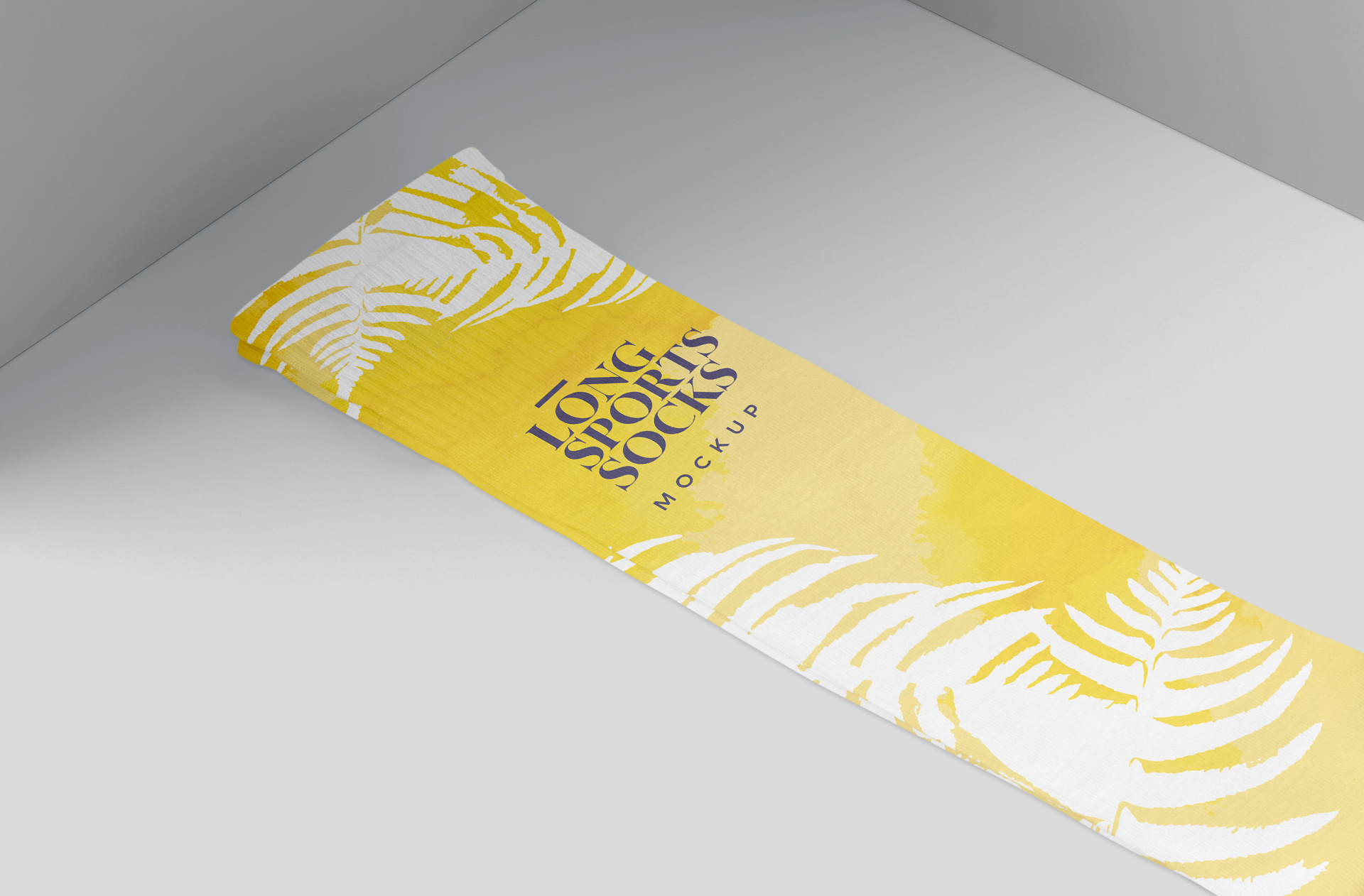 customizable sock mock-up