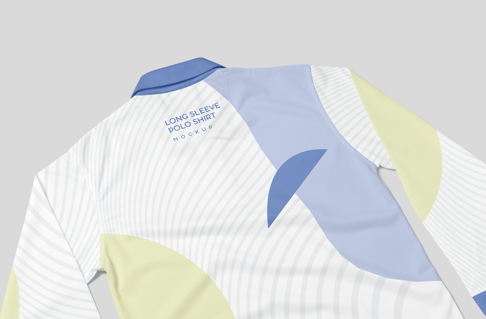 back view polo mock-up