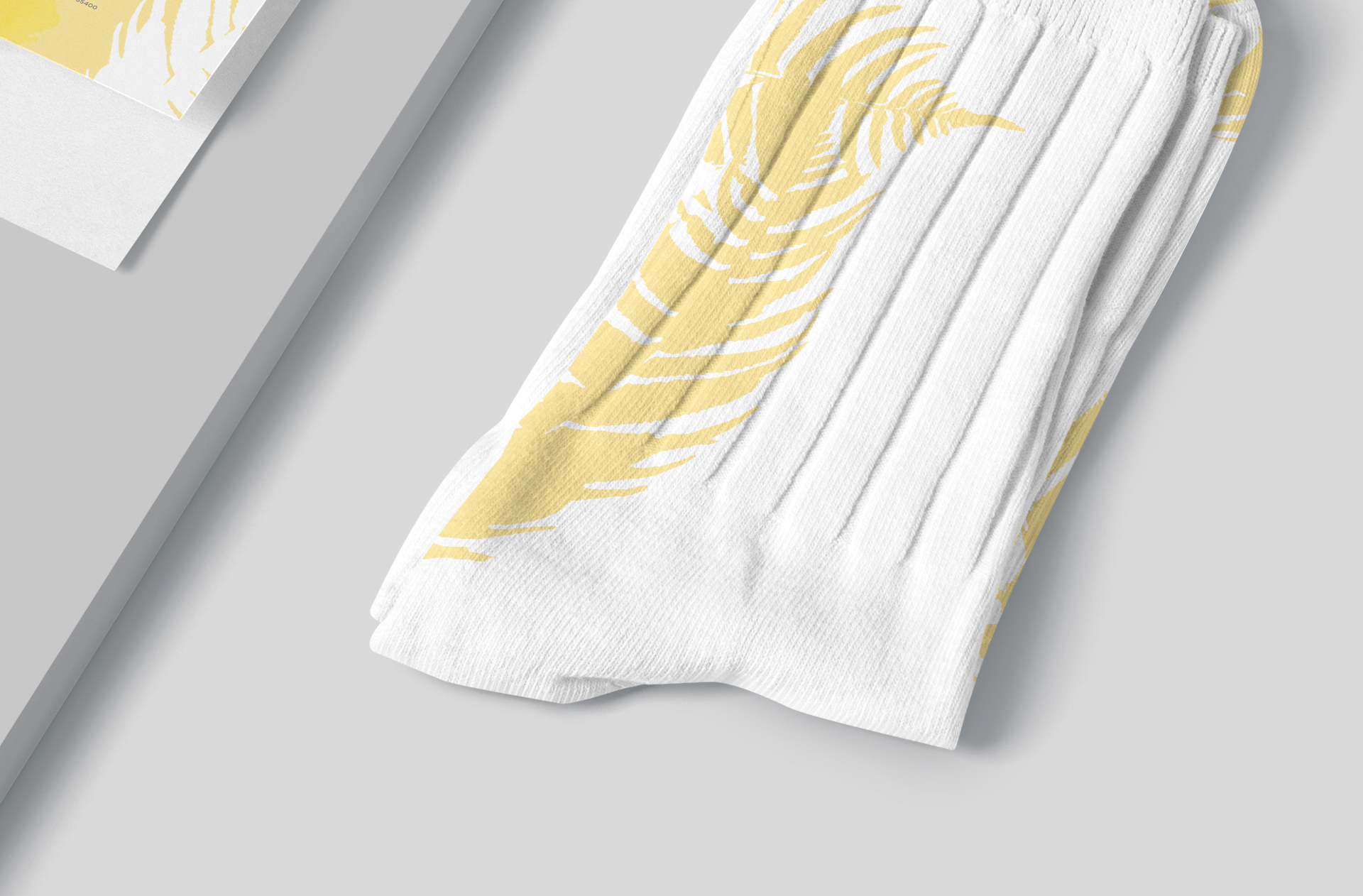 apparel tag mockup
