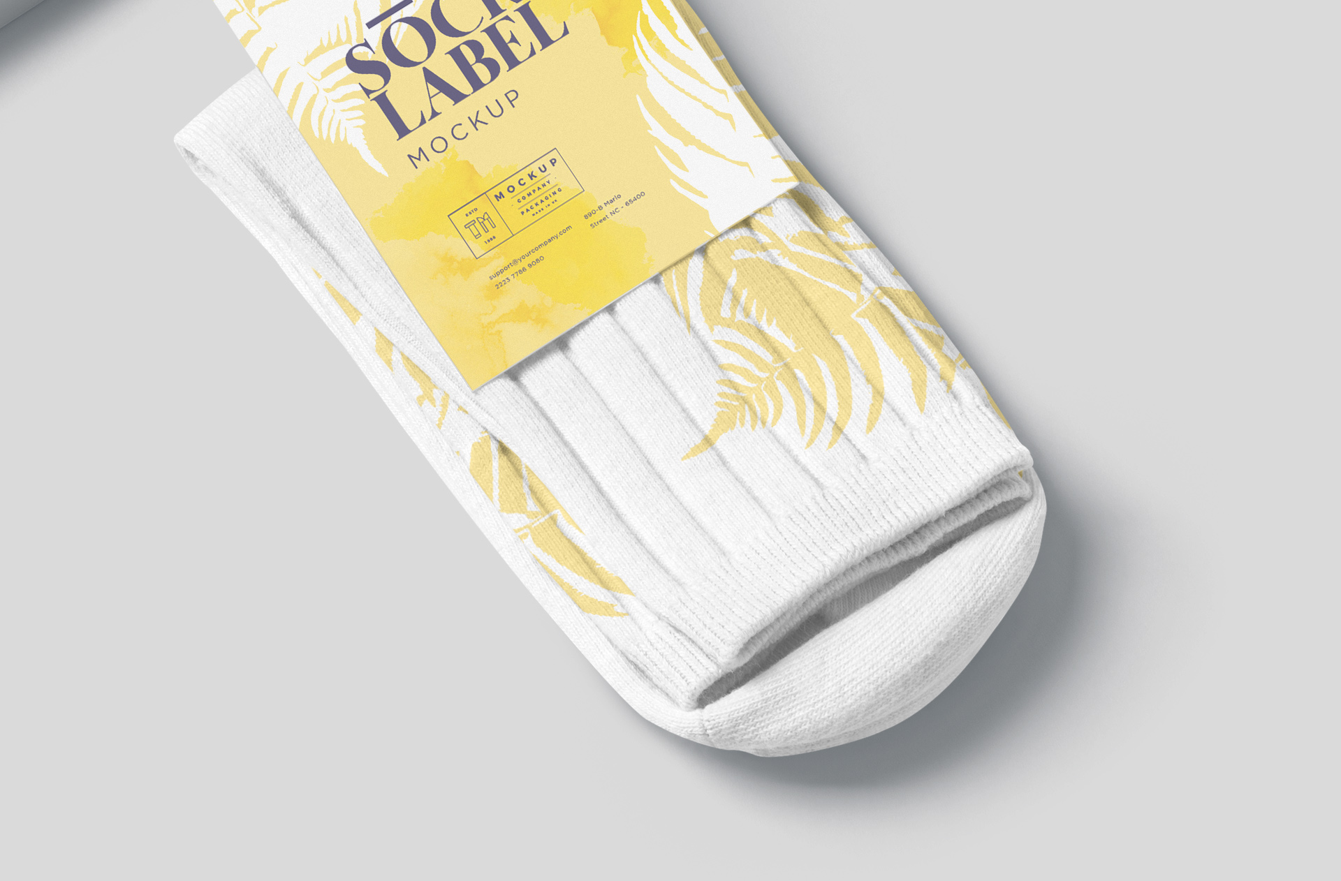 clothing tag mock-up