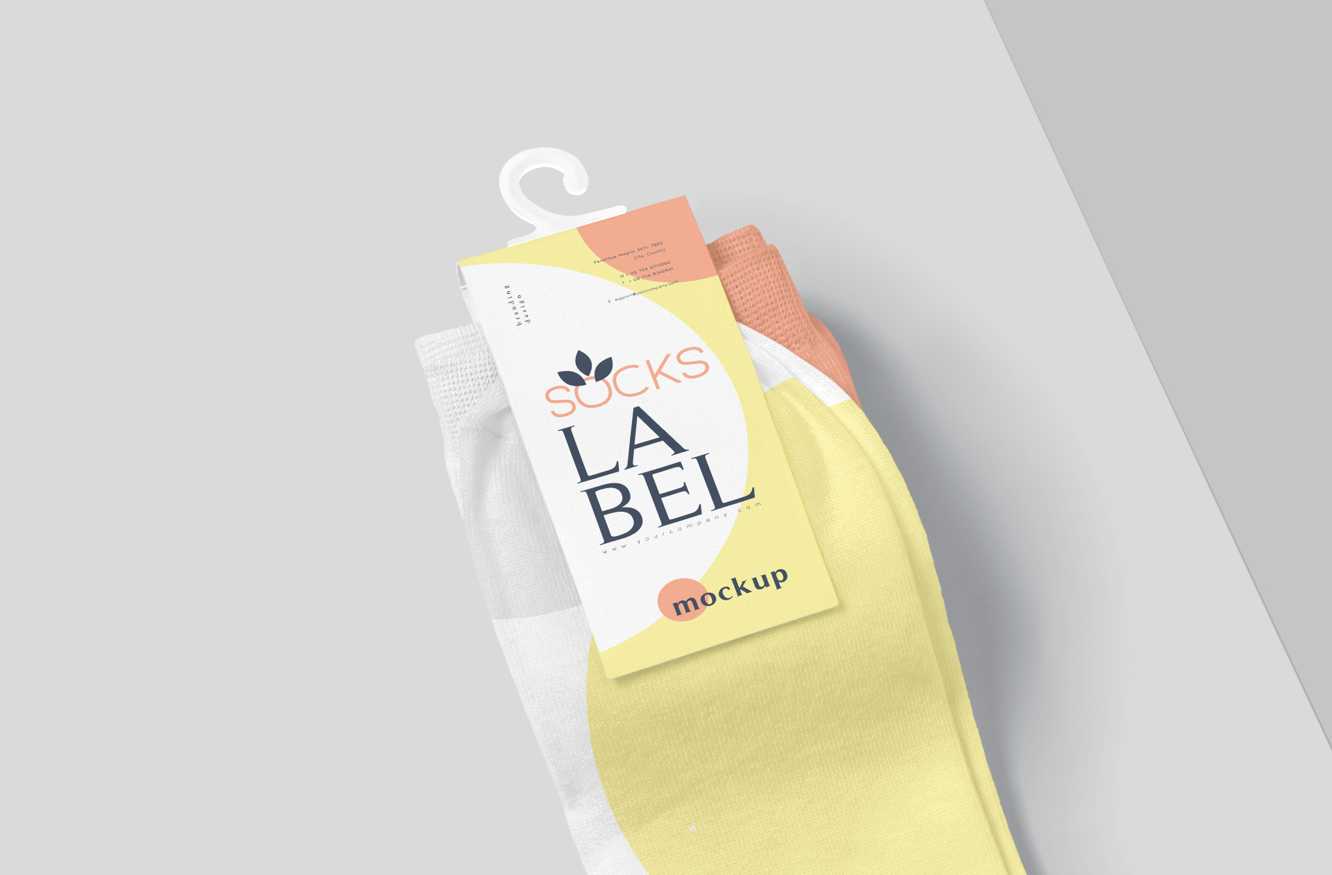 apparel tag mockup