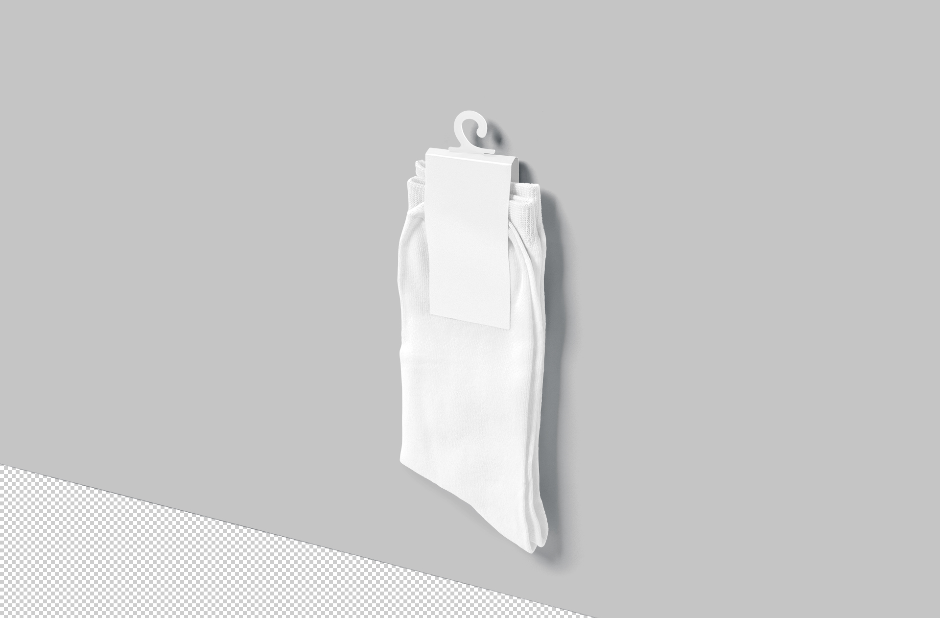 clothing label mock-up