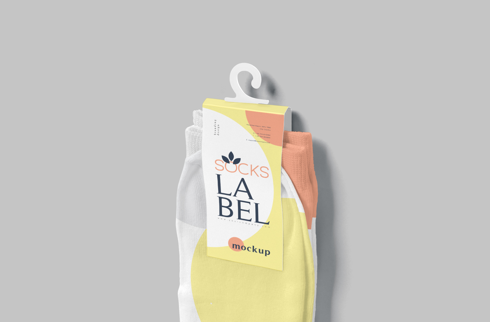 clothing label mock-up