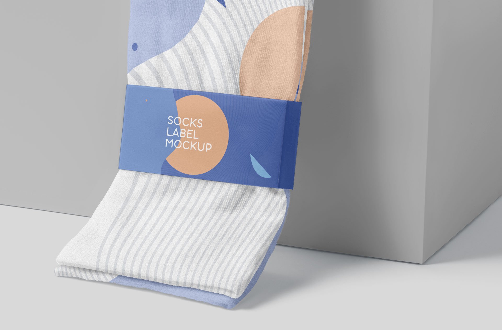 clothing label mock-up