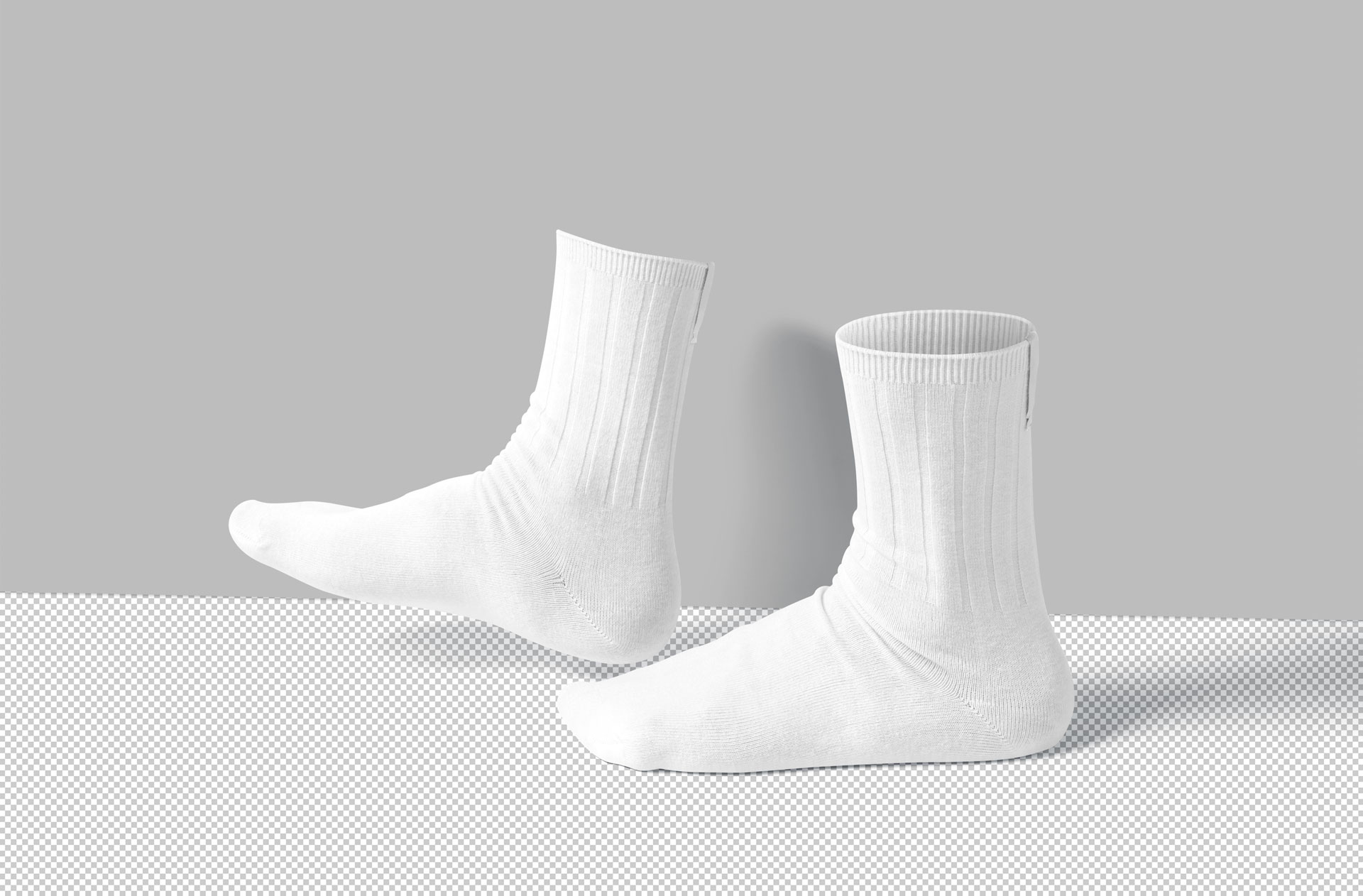 ankle socks mock-up
