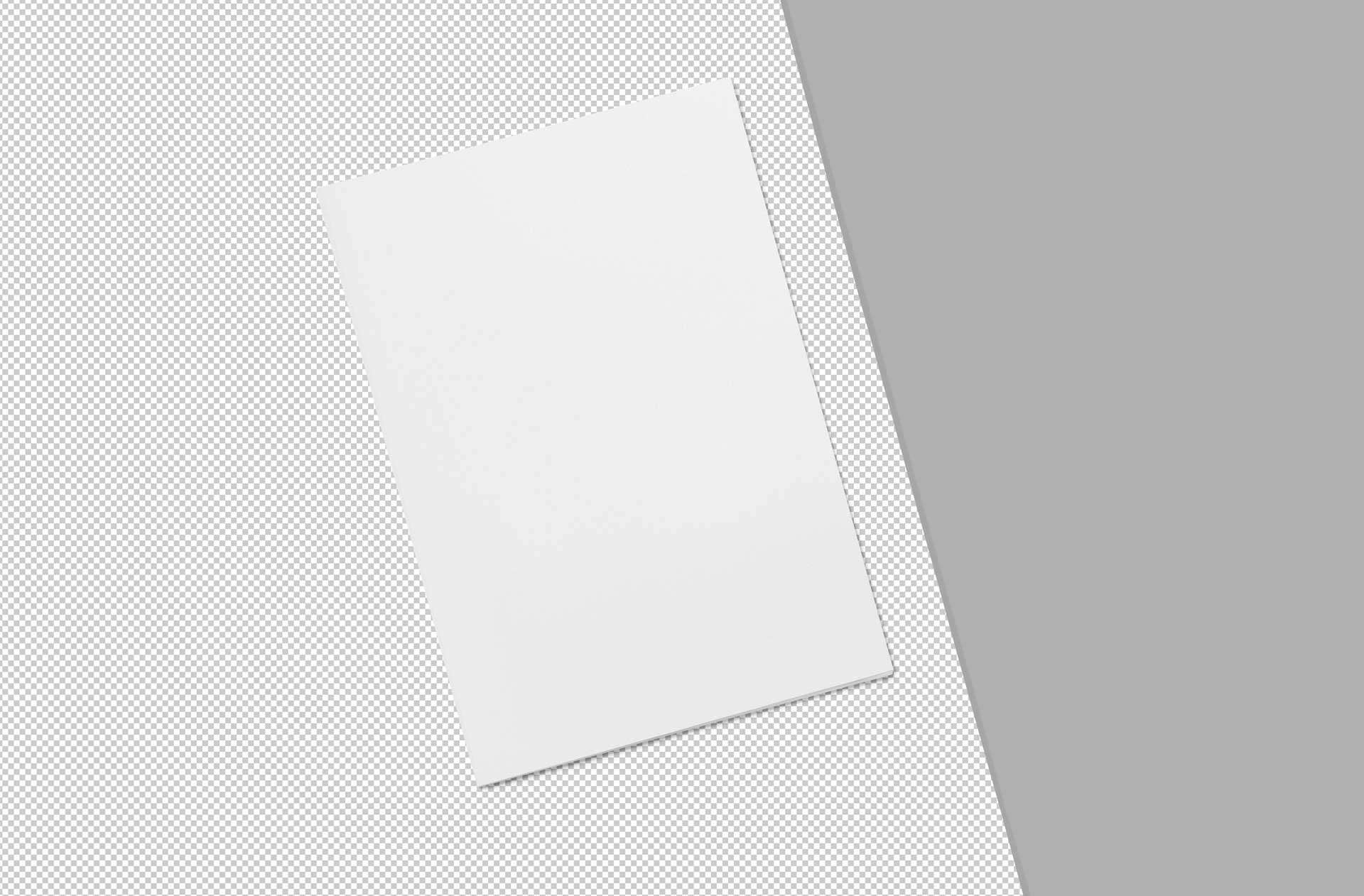 4-fold brochure mock-up