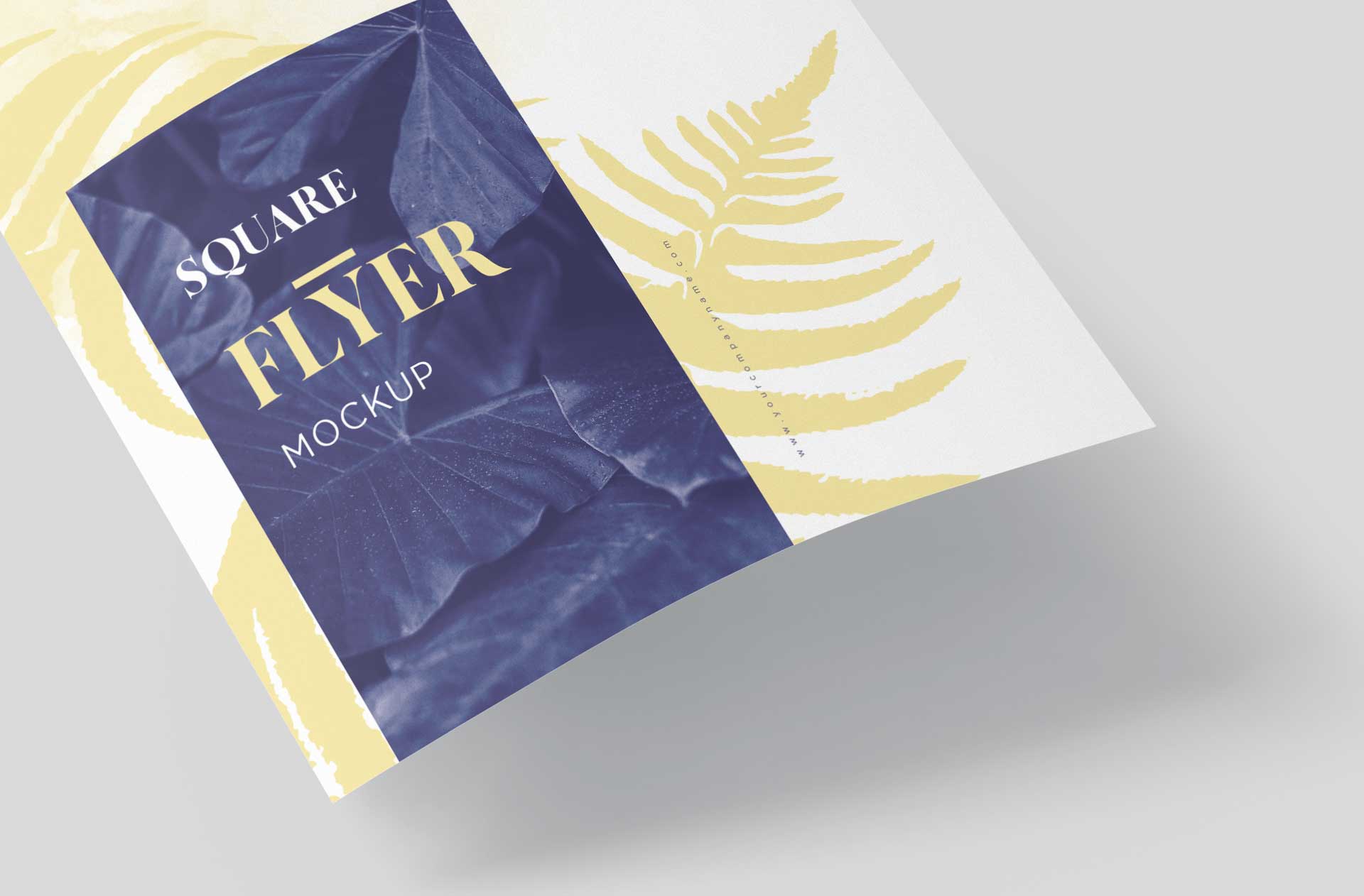 advertisement flyer mockup