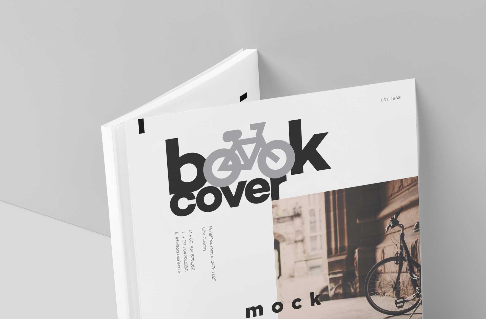 book branding mock-up
