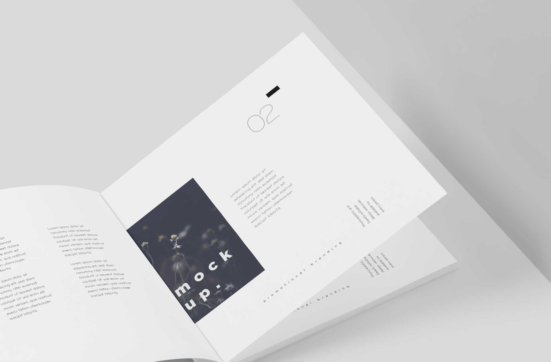 advertising book template