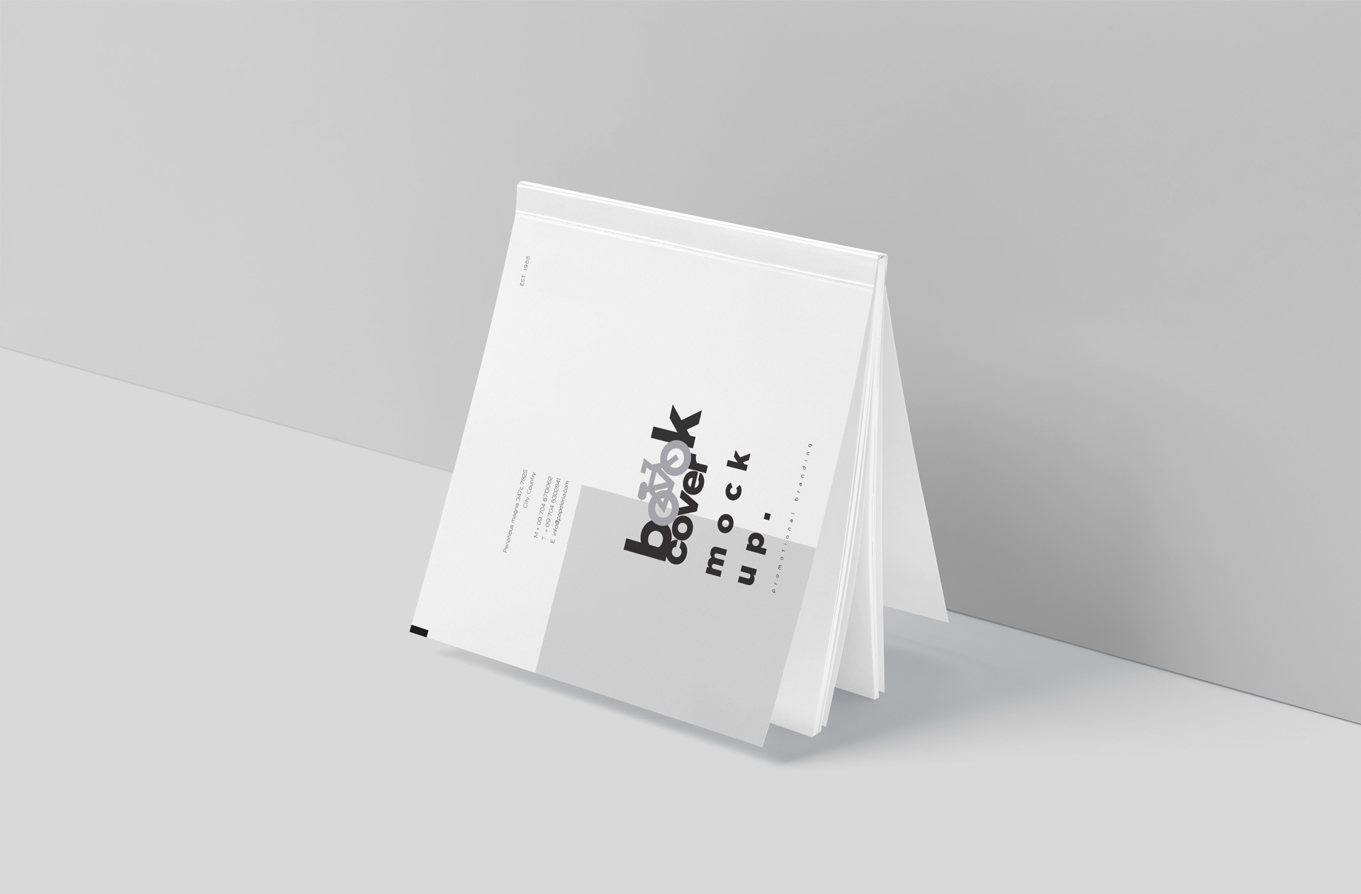 Elegant Square Book Mockup for Print