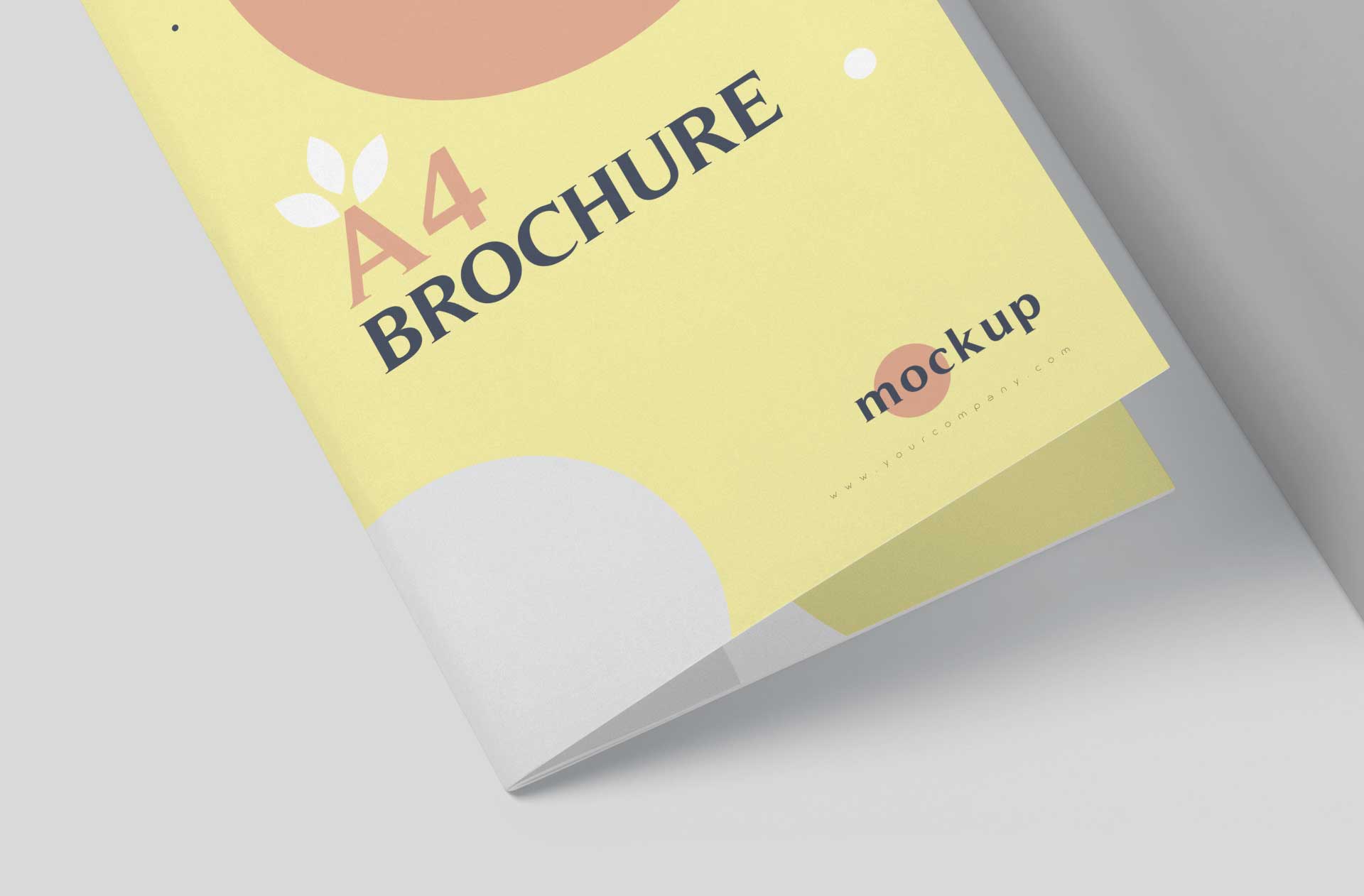 A4 brochure mock-up