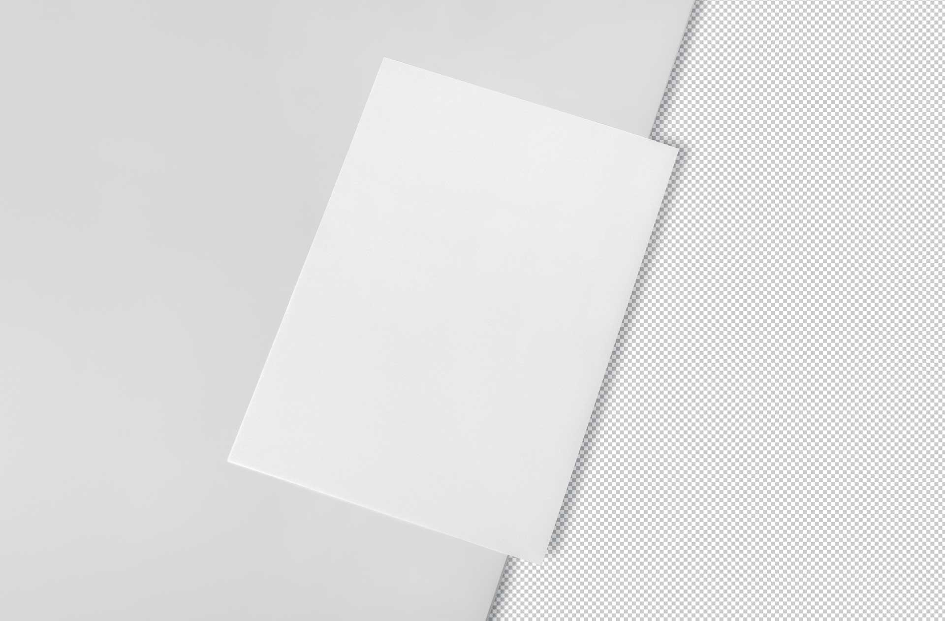 A4 flyer mock-up