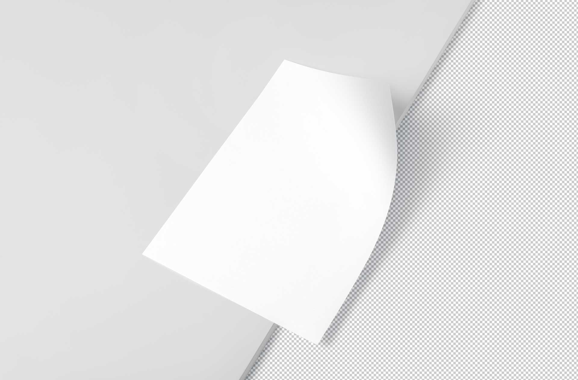 A4 flyer mock-up