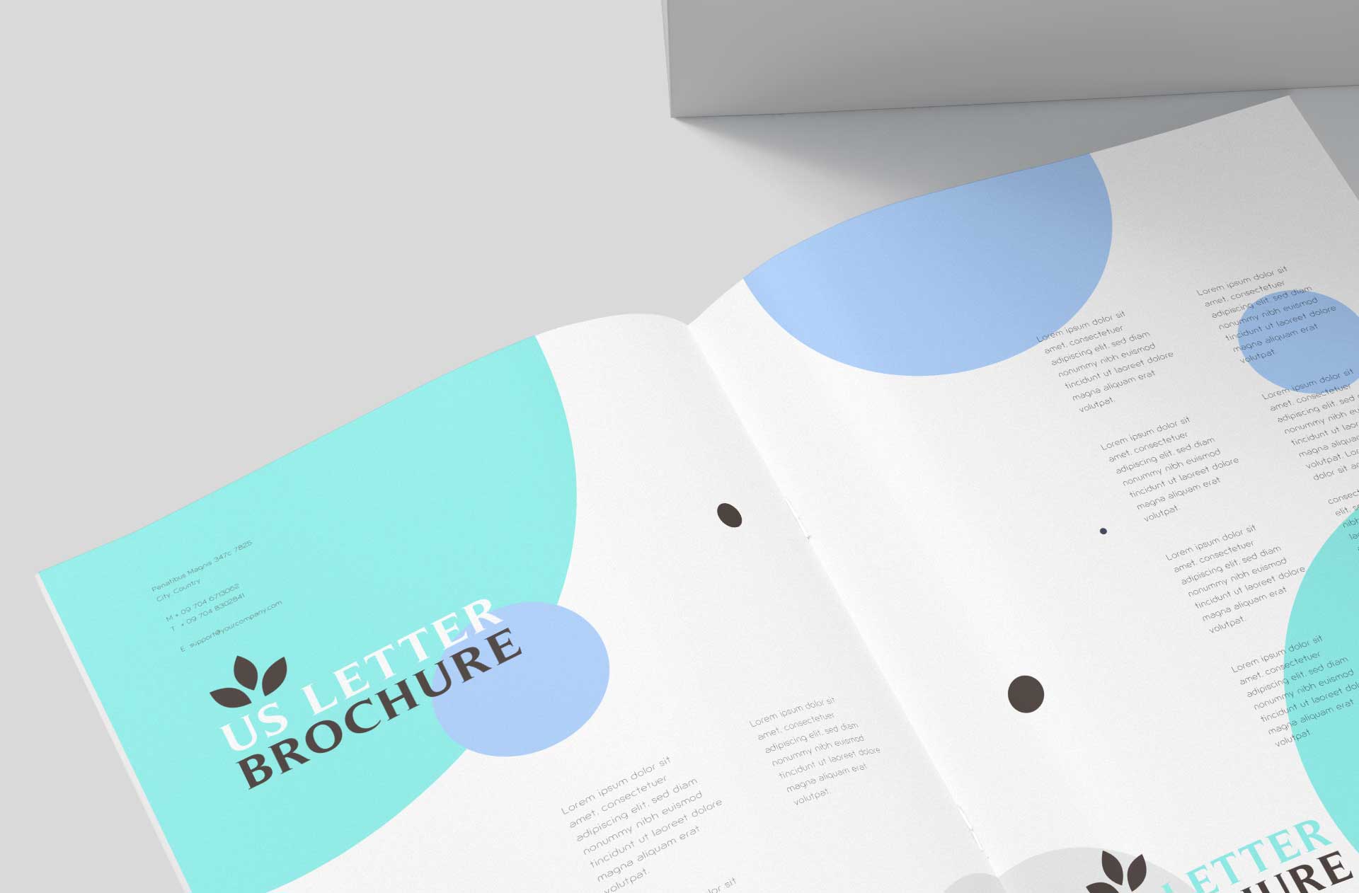 advertisement brochure mockup