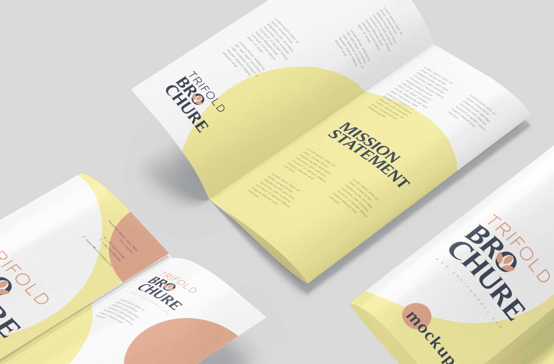 A4 flyer mock-up