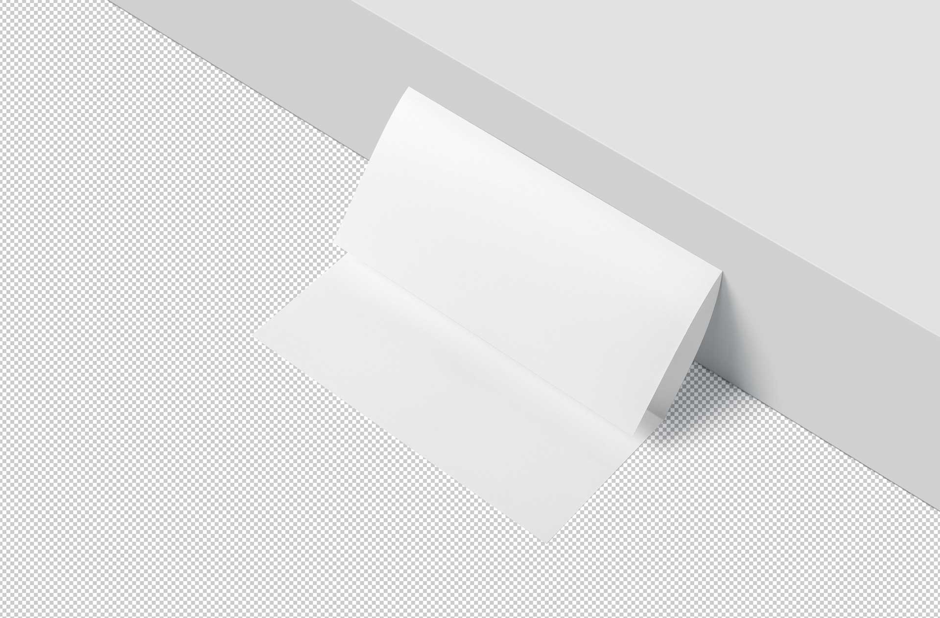 A4 trifold mockup