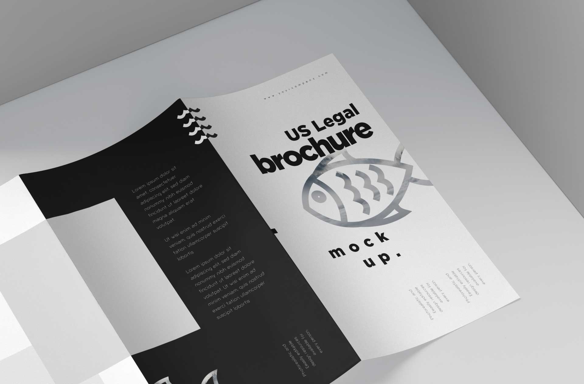A4 brochure mockup