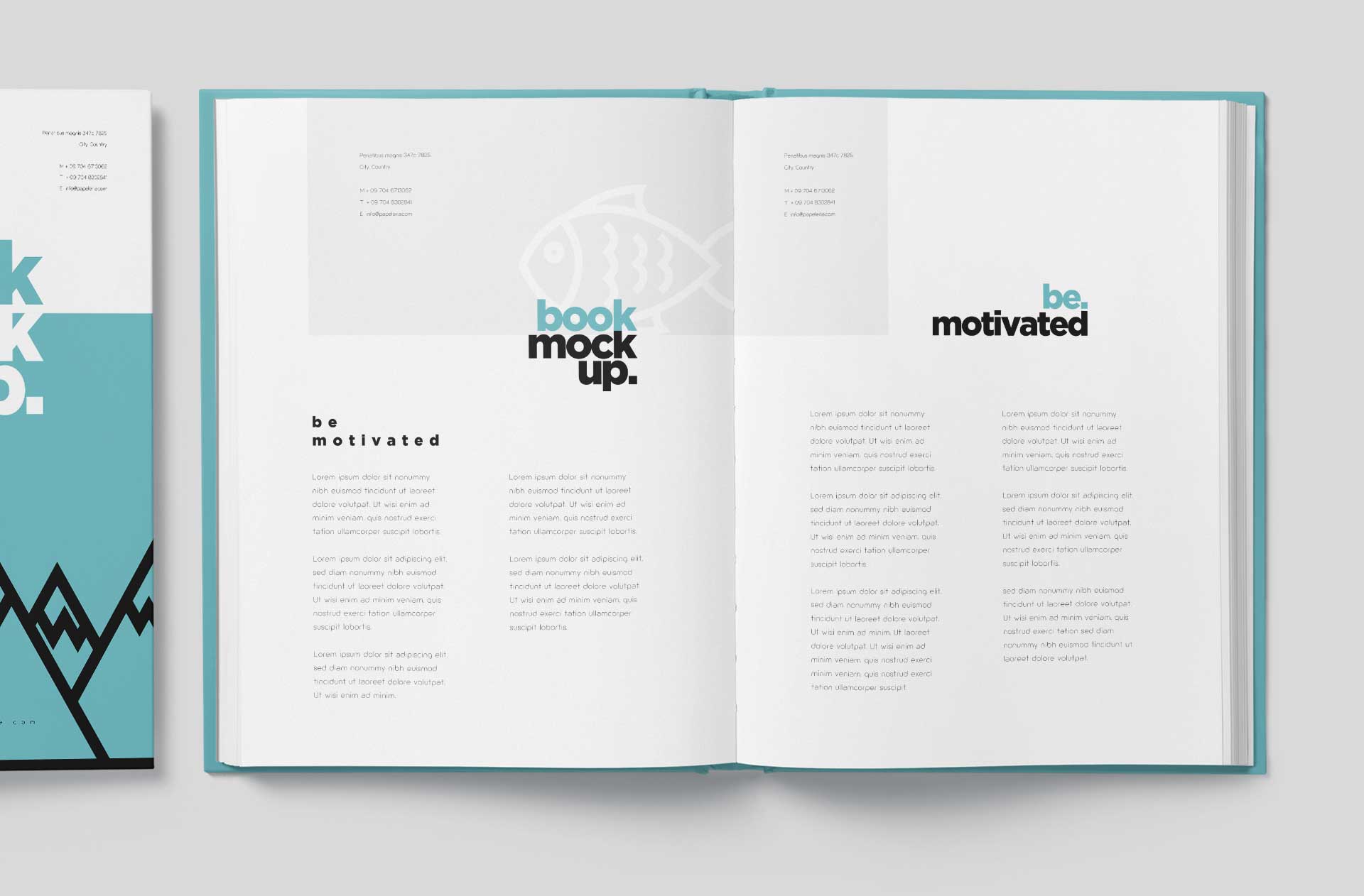 advertising book PSD