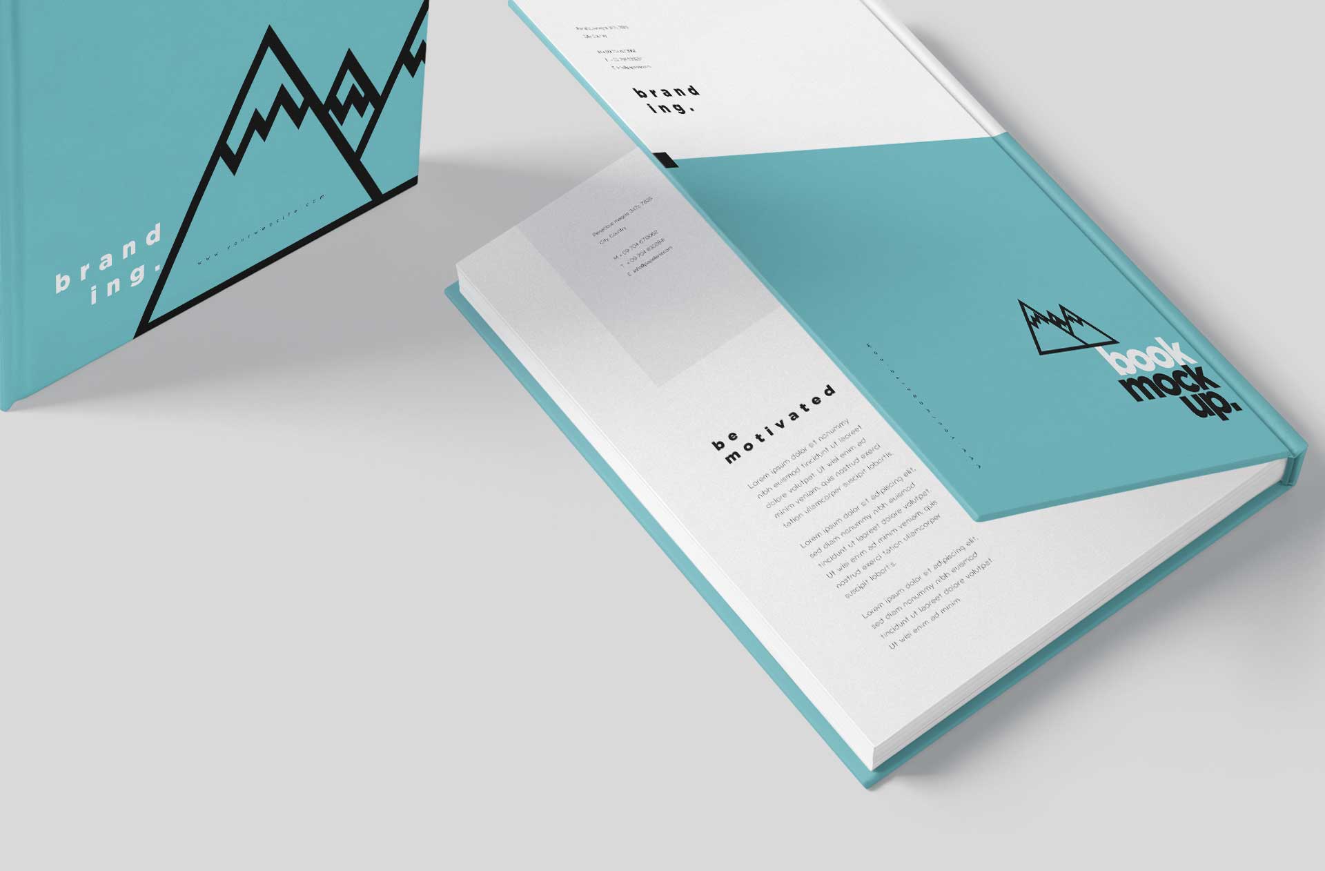 advertising book PSD