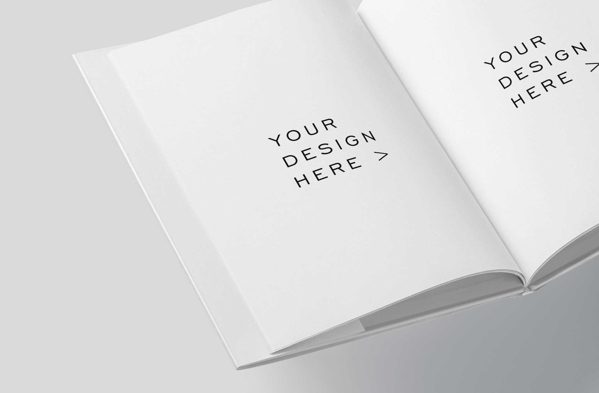 advertising book PSD