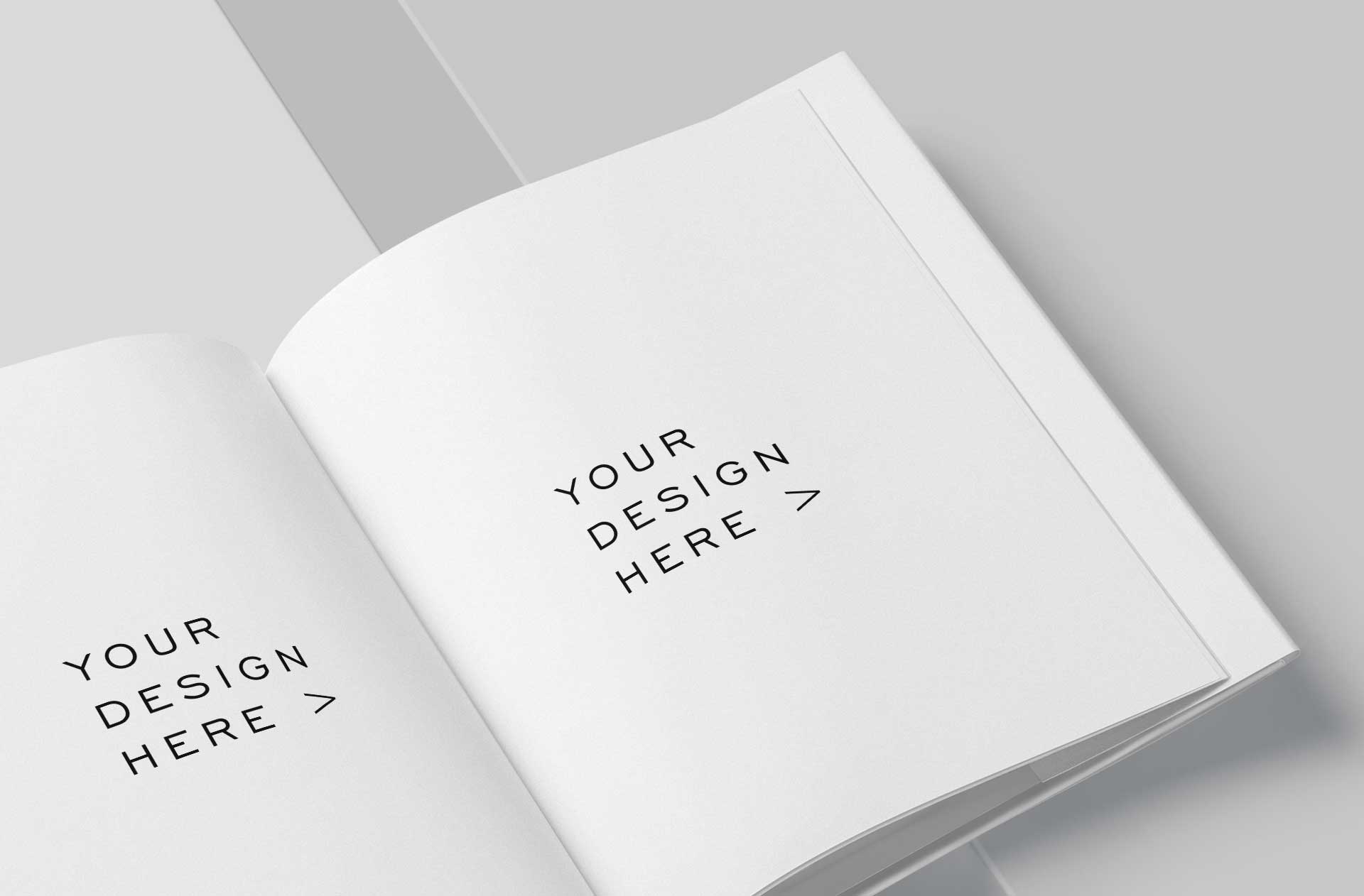 advertising book PSD