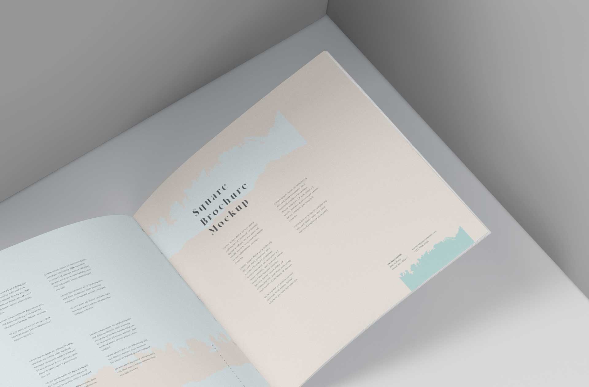 brochure mock-up