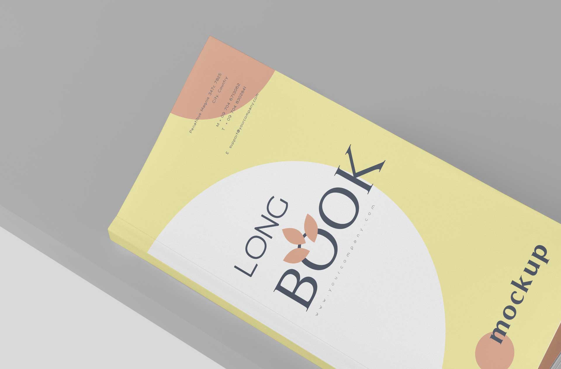 advertising book PSD