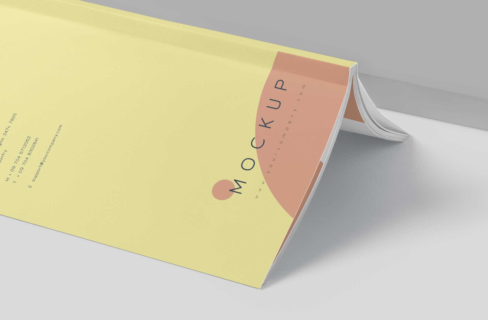 advertising book PSD