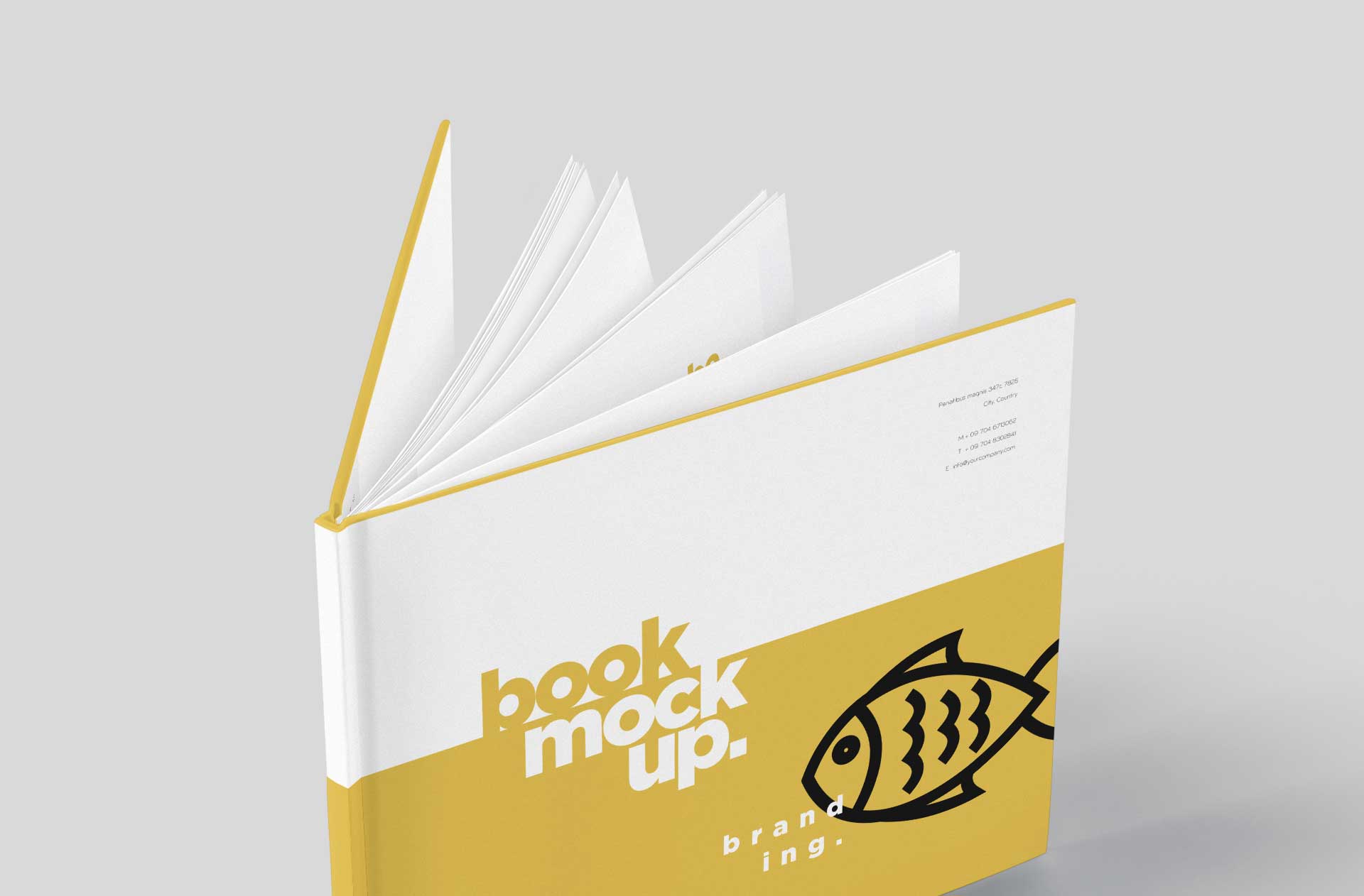 advertising book PSD